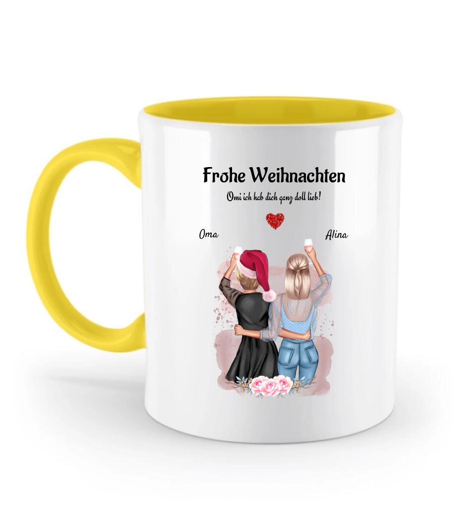 Personalisierte Tasse für Oma als Weihnachtsgeschenk - Cantty