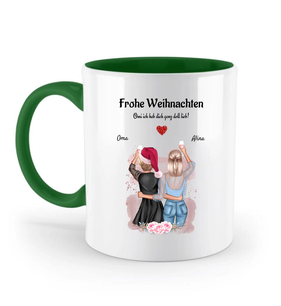 Personalisierte Tasse für Oma als Weihnachtsgeschenk - Cantty