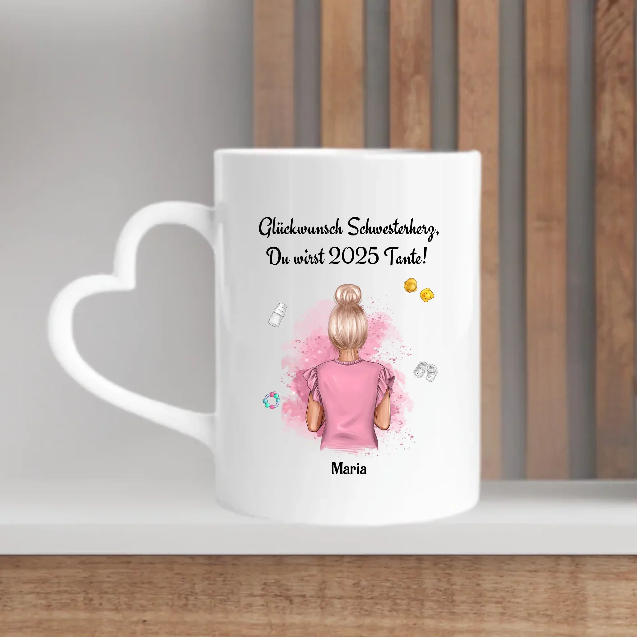 Personalisierte Tasse Geschenk du wirst Tante Ankündigung - Cantty