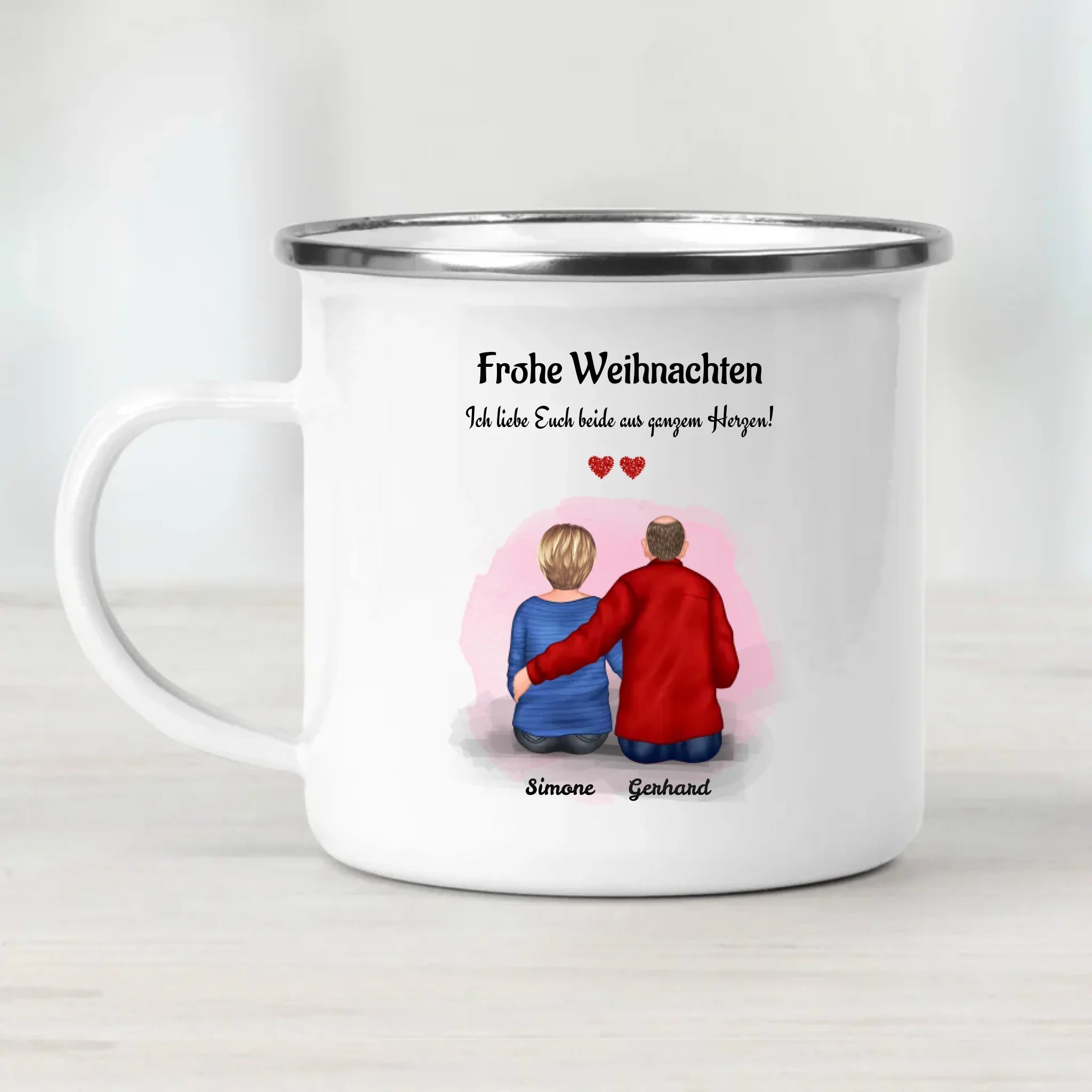Personalisierte Tasse Geschenk für Oma Opa Weihnachten - Cantty