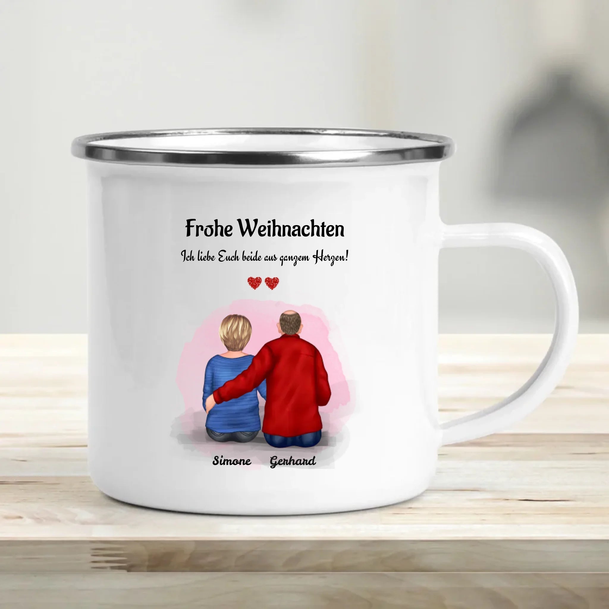 Personalisierte Tasse Geschenk für Oma Opa Weihnachten - Cantty