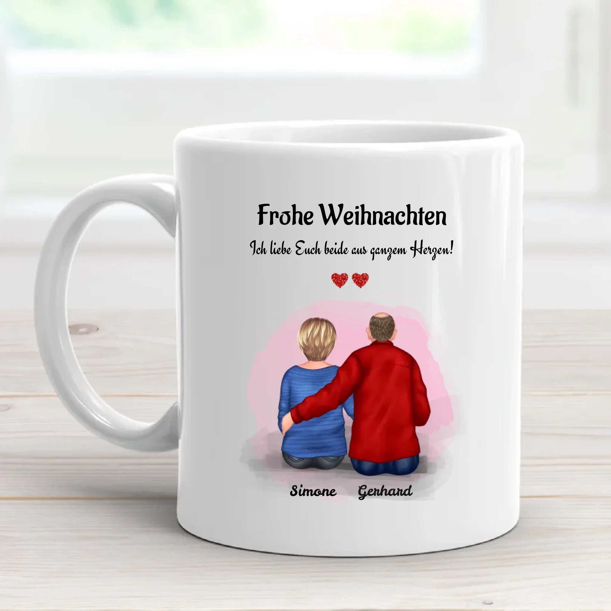 Personalisierte Tasse Geschenk für Oma Opa Weihnachten - Cantty