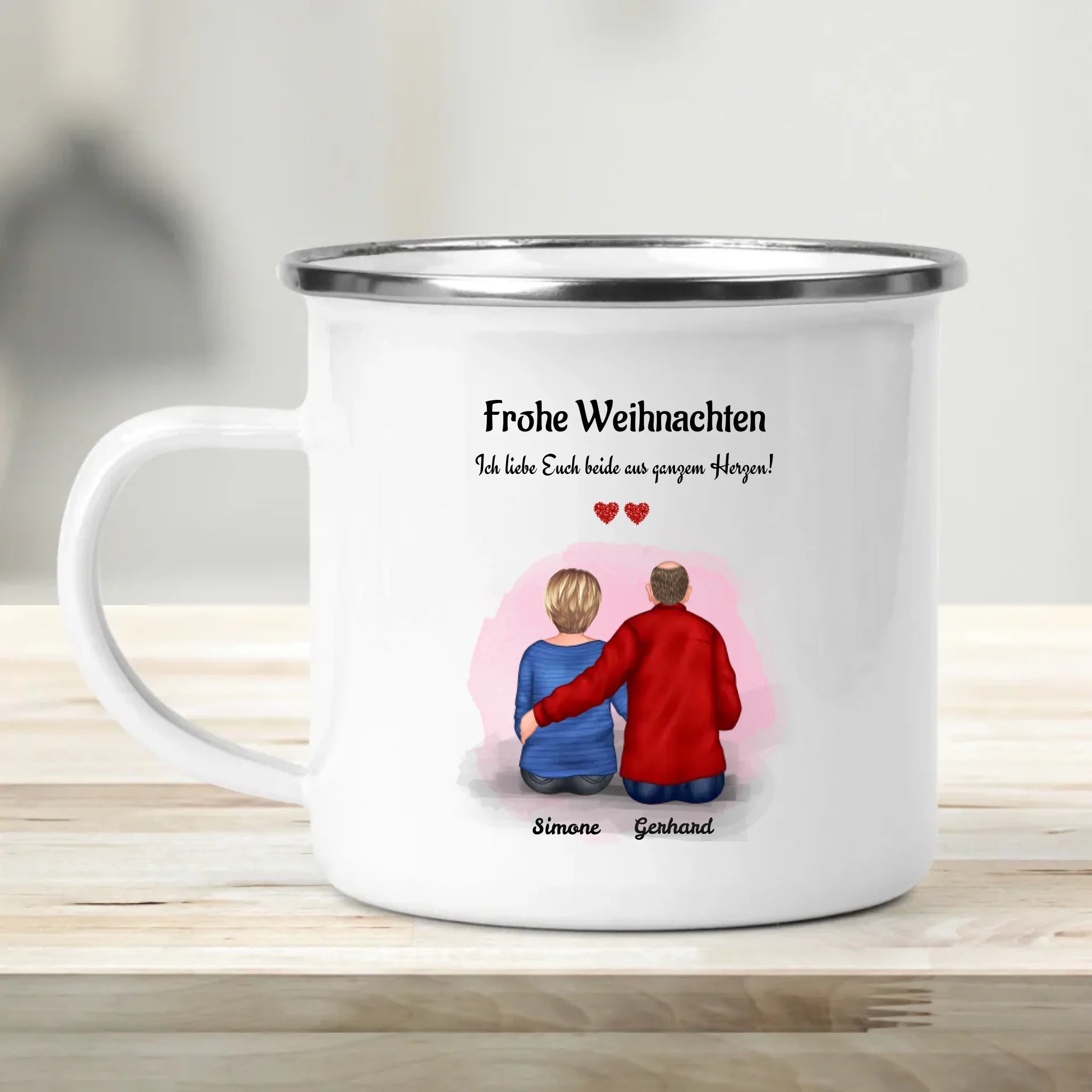 Personalisierte Tasse Geschenk für Oma Opa Weihnachten - Cantty