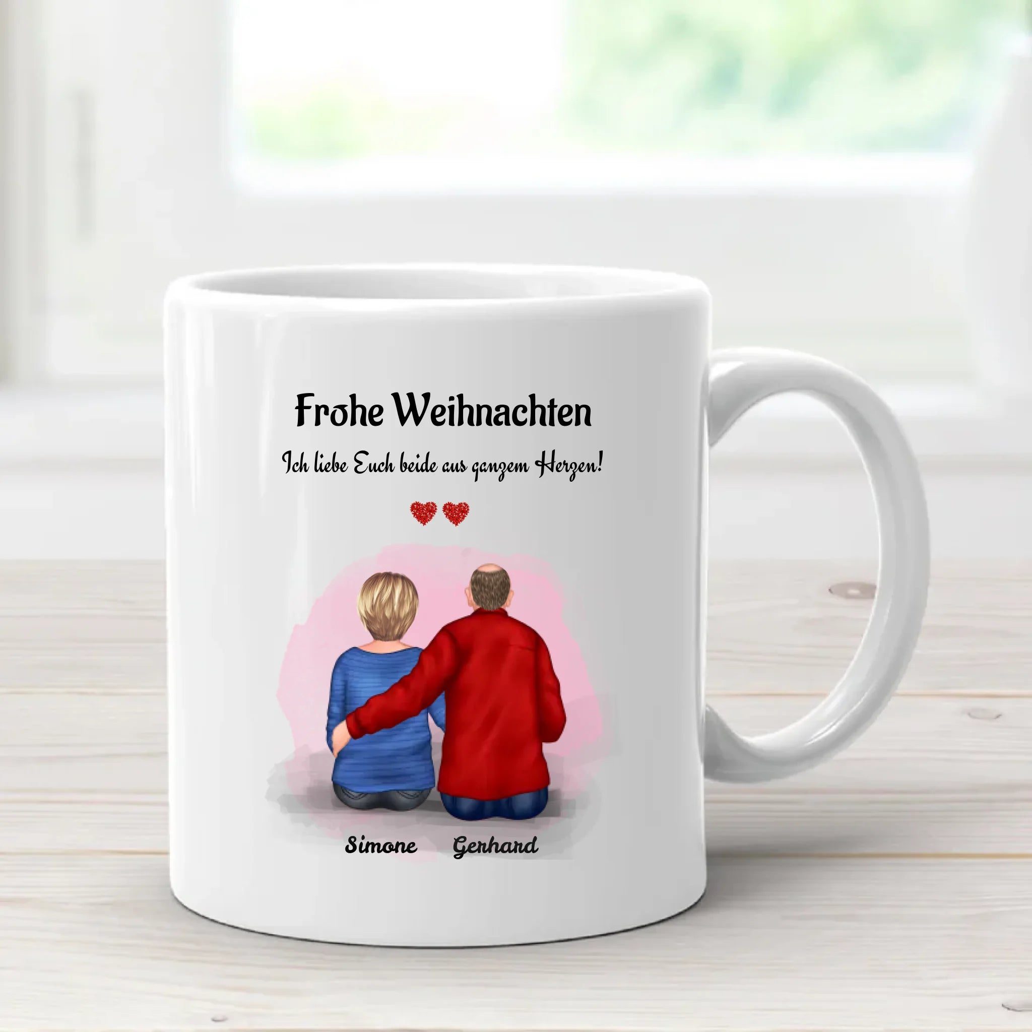 Personalisierte Tasse Geschenk für Oma Opa Weihnachten - Cantty