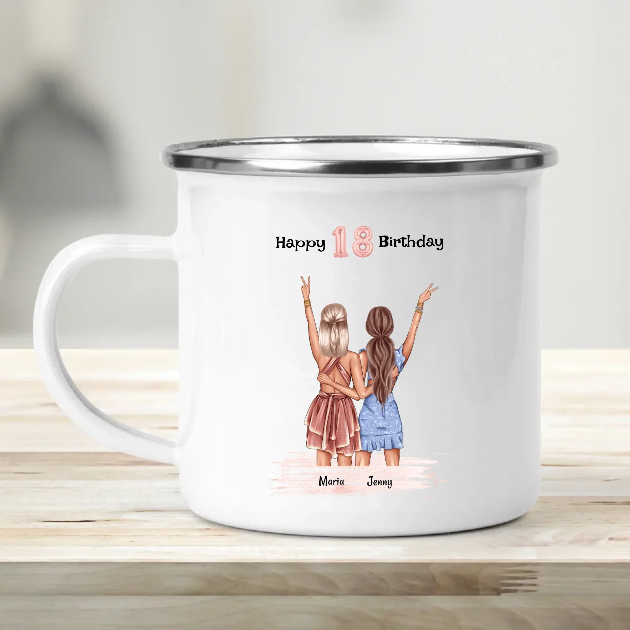 Personalisierte Tasse Geschenk für Schwester Geburtstag - Cantty