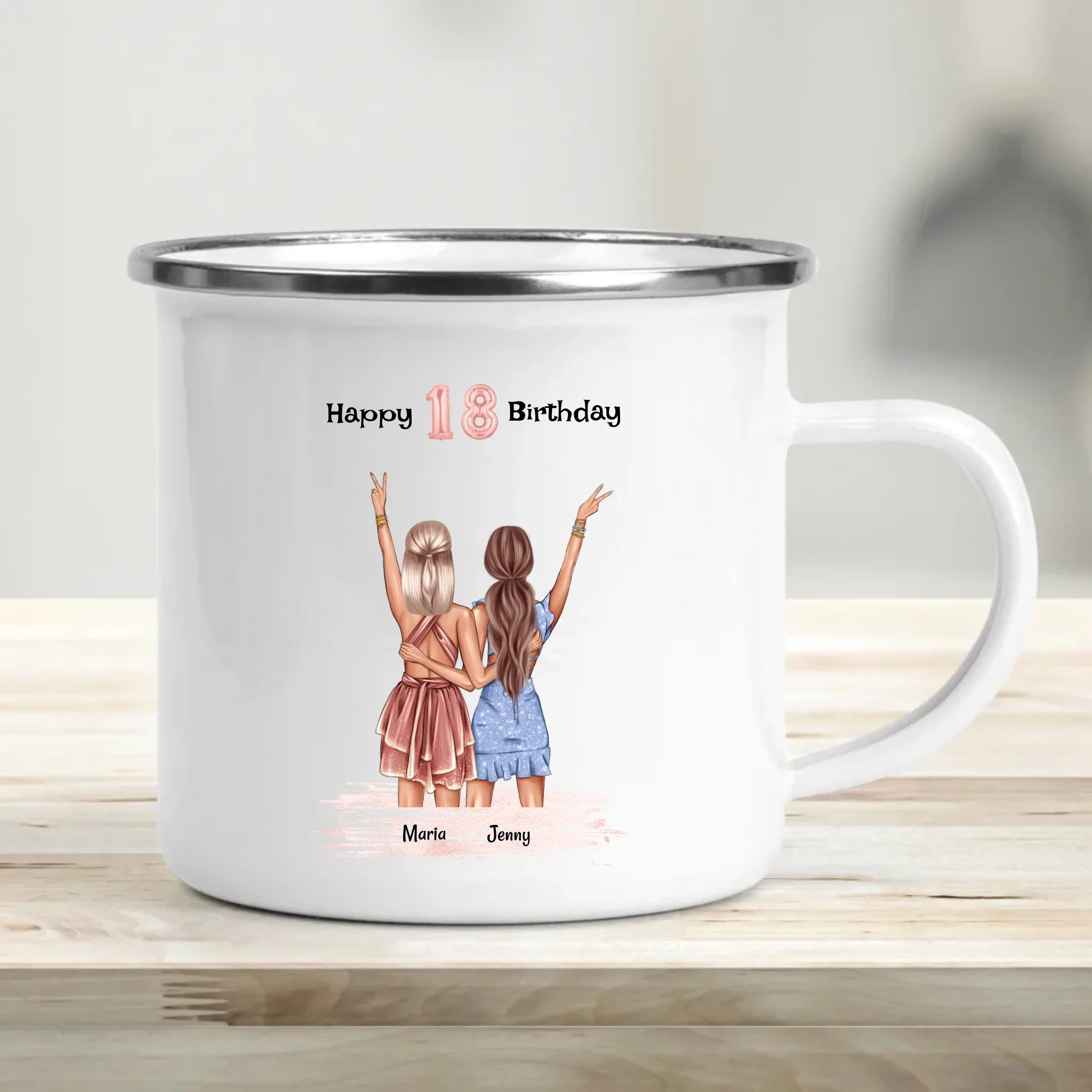 Personalisierte Tasse Geschenk für Schwester Geburtstag - Cantty