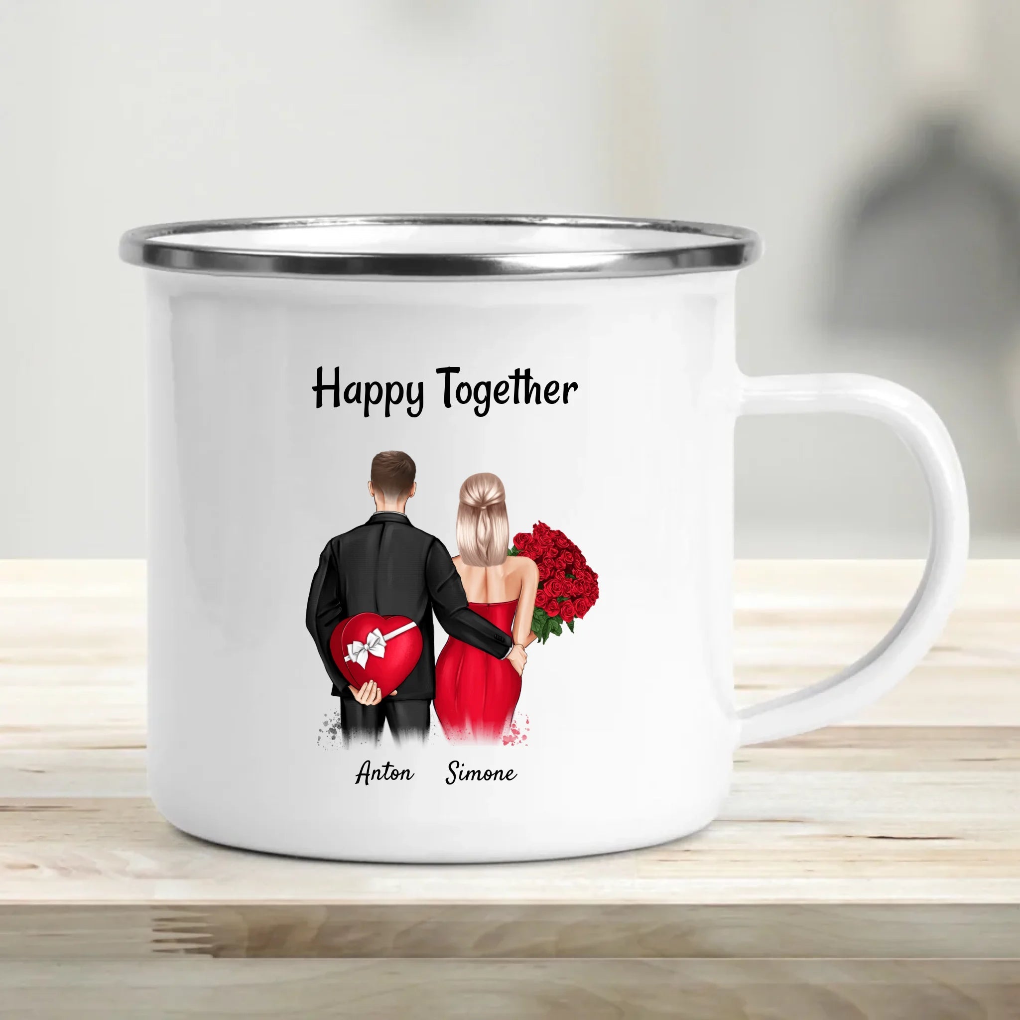Personalisierte Tasse Geschenk Valentinstag - Cantty