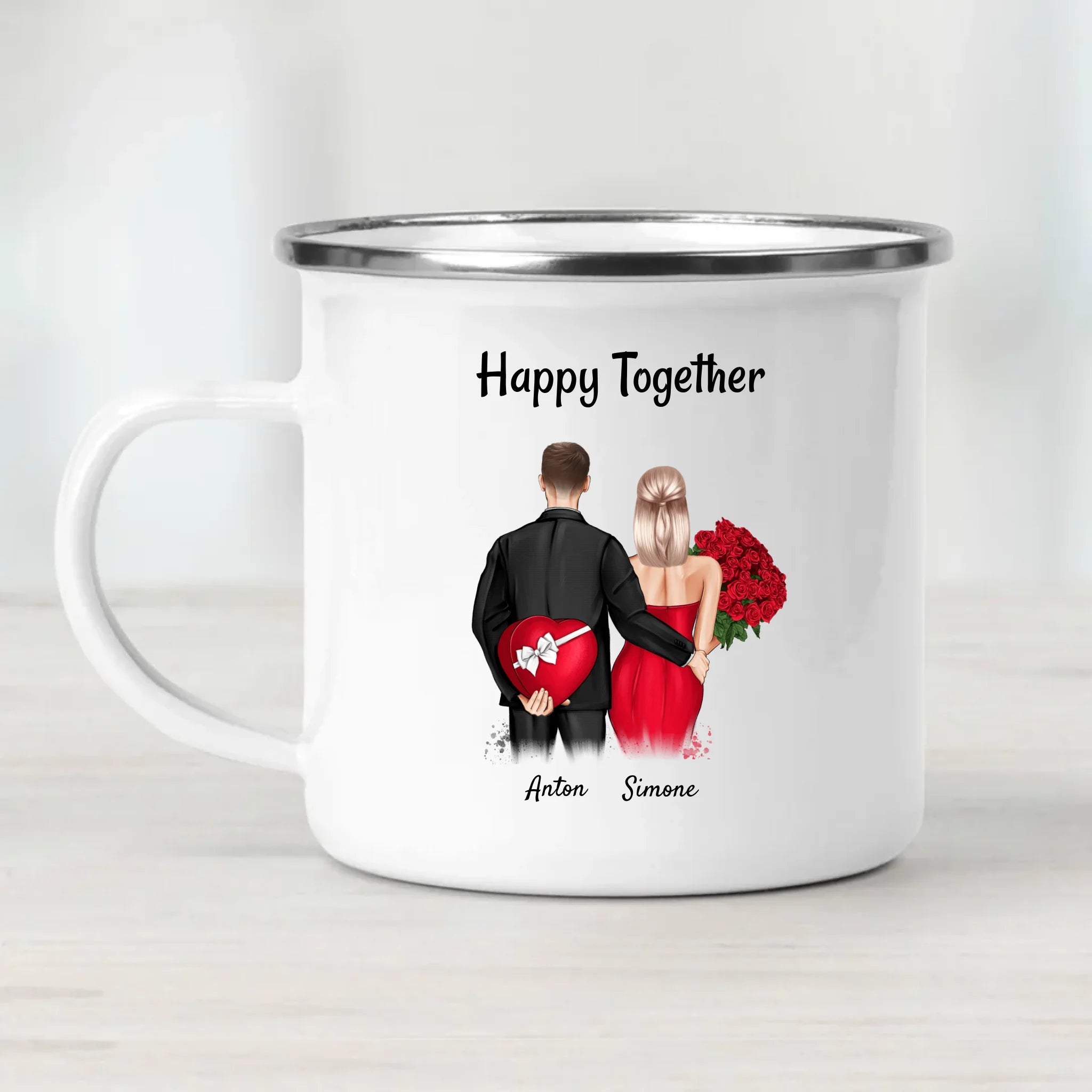 Personalisierte Tasse Geschenk Valentinstag - Cantty