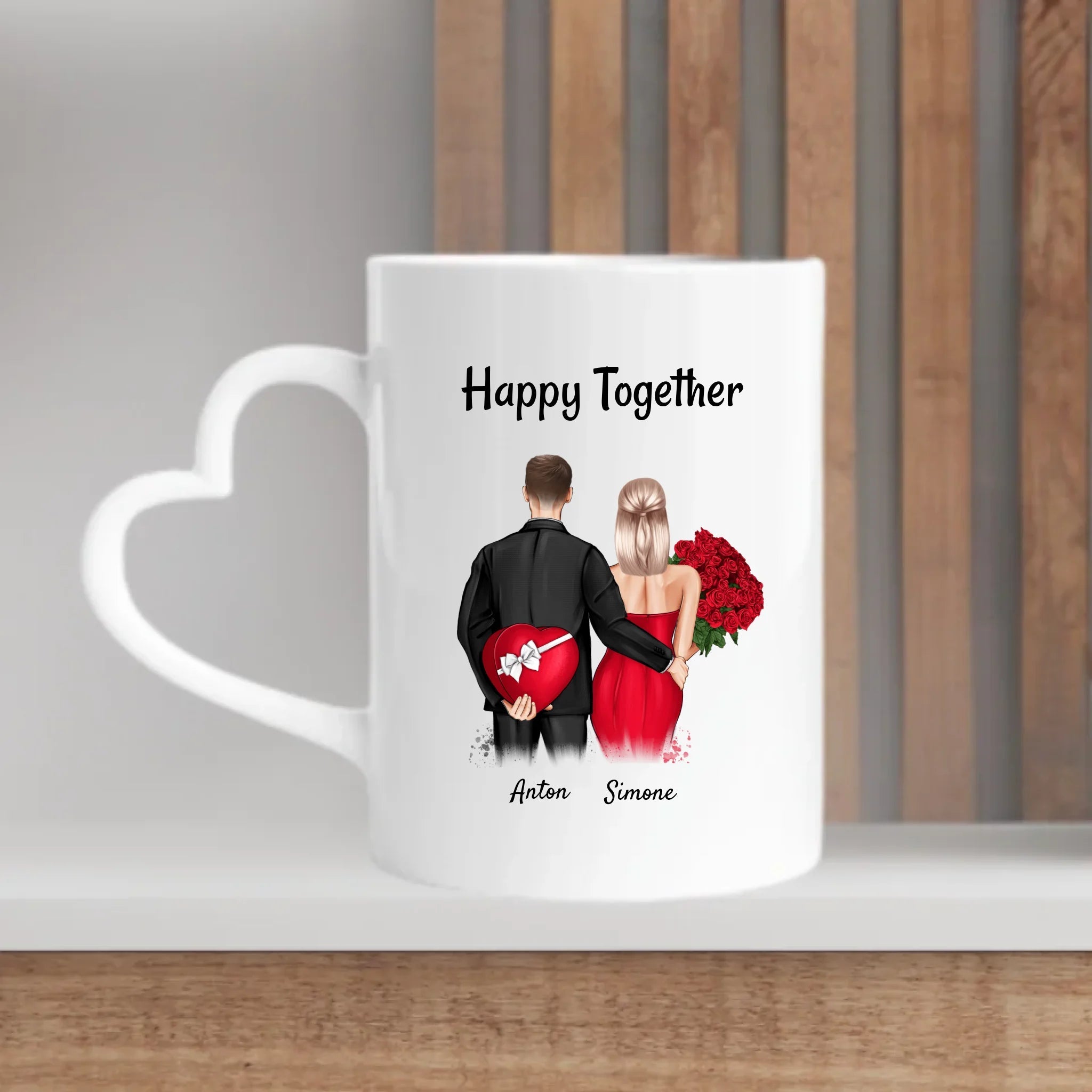 Personalisierte Tasse Geschenk Valentinstag - Cantty