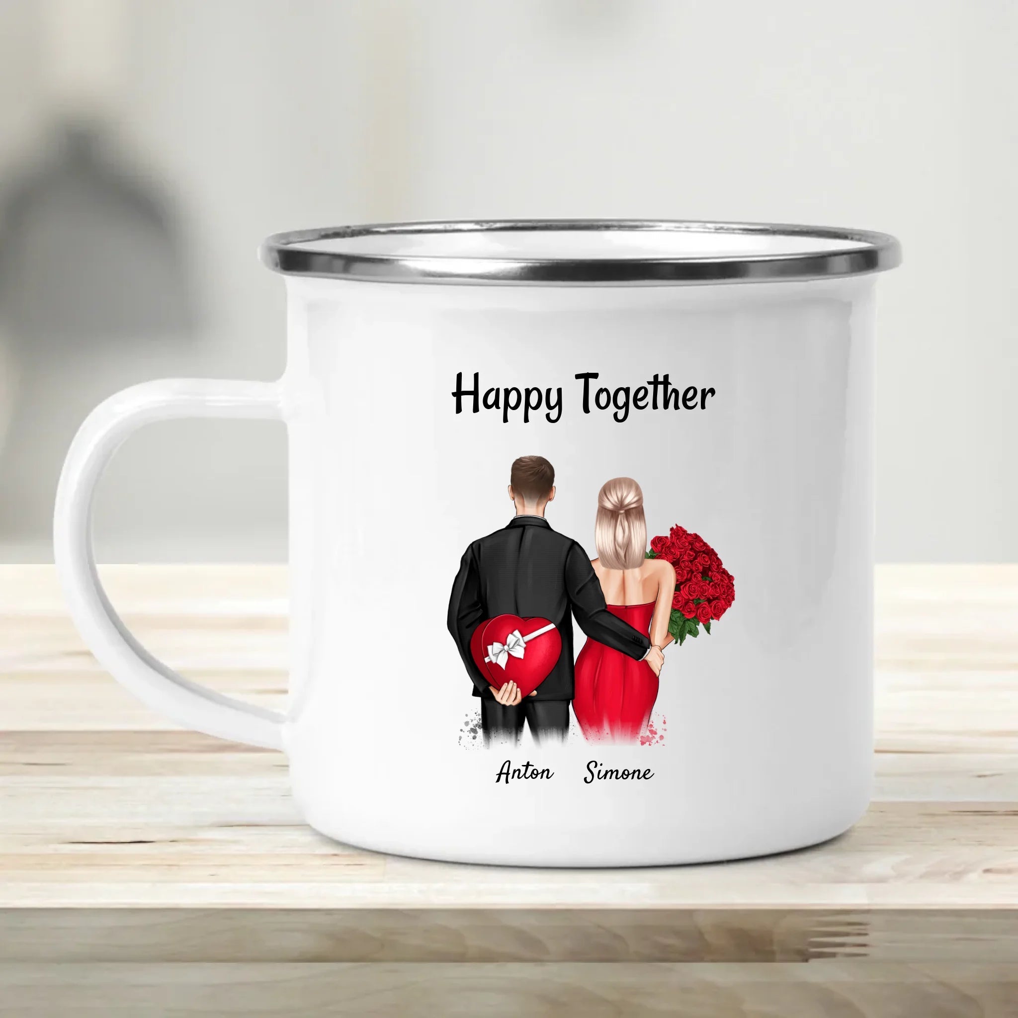 Personalisierte Tasse Geschenk Valentinstag - Cantty