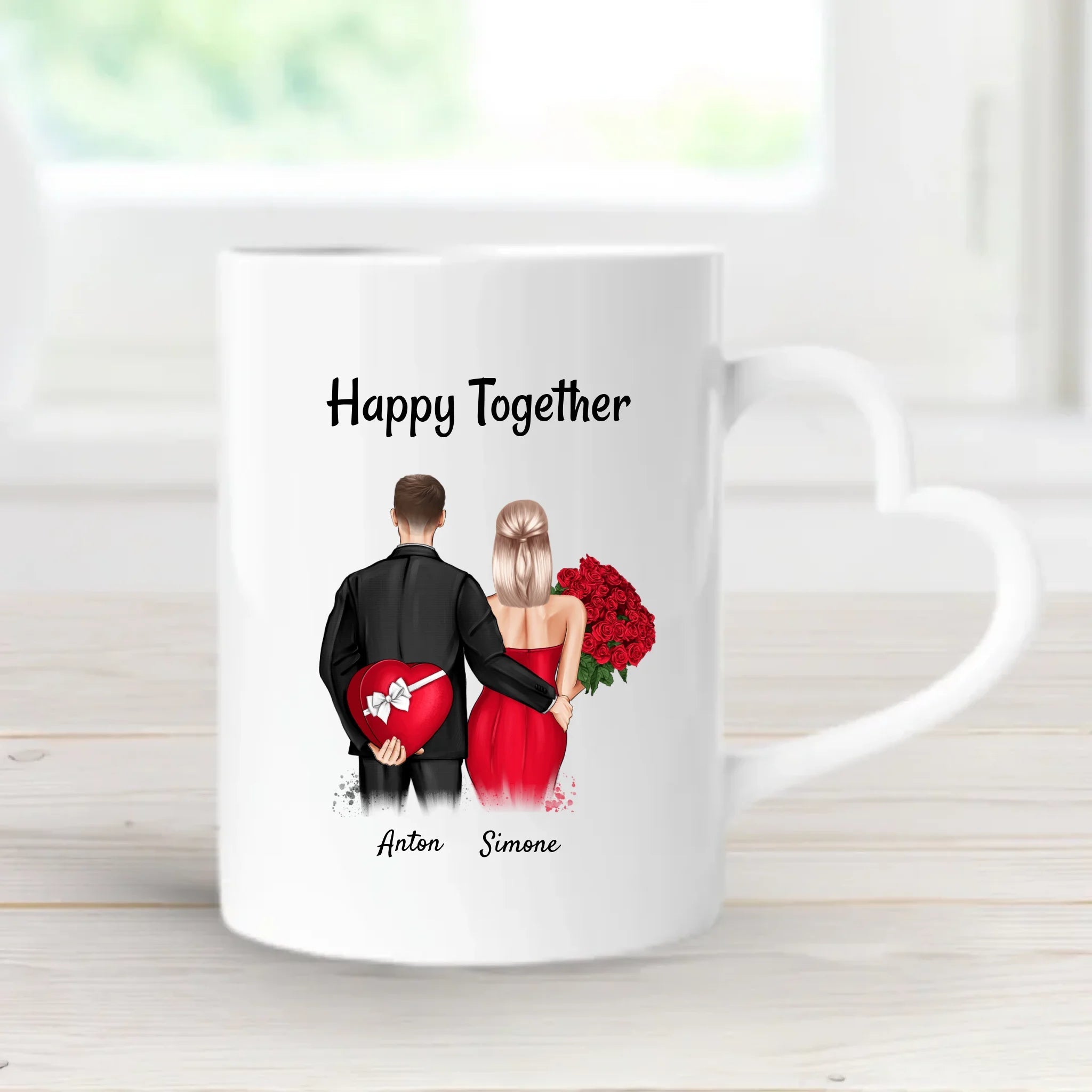Personalisierte Tasse Geschenk Valentinstag - Cantty