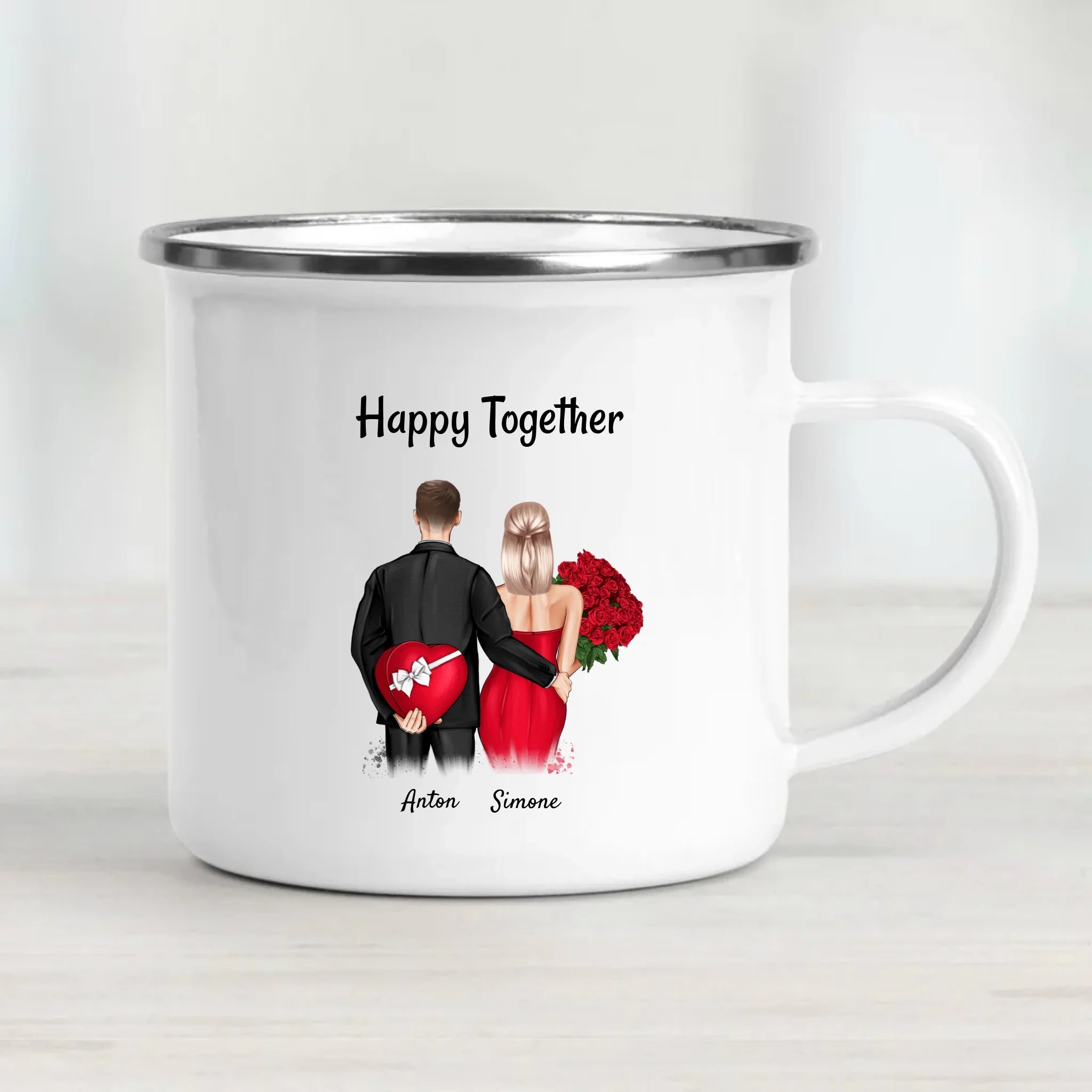 Personalisierte Tasse Geschenk Valentinstag - Cantty