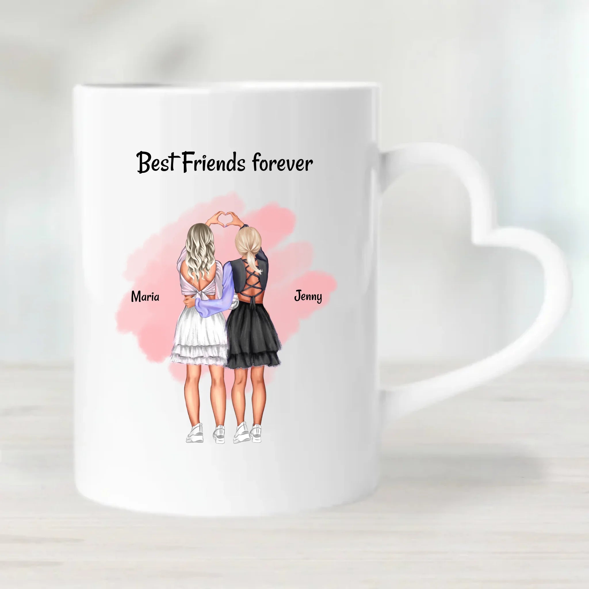 Personalisierte Tasse Mädchen Geschenk Beste Freundin - Cantty