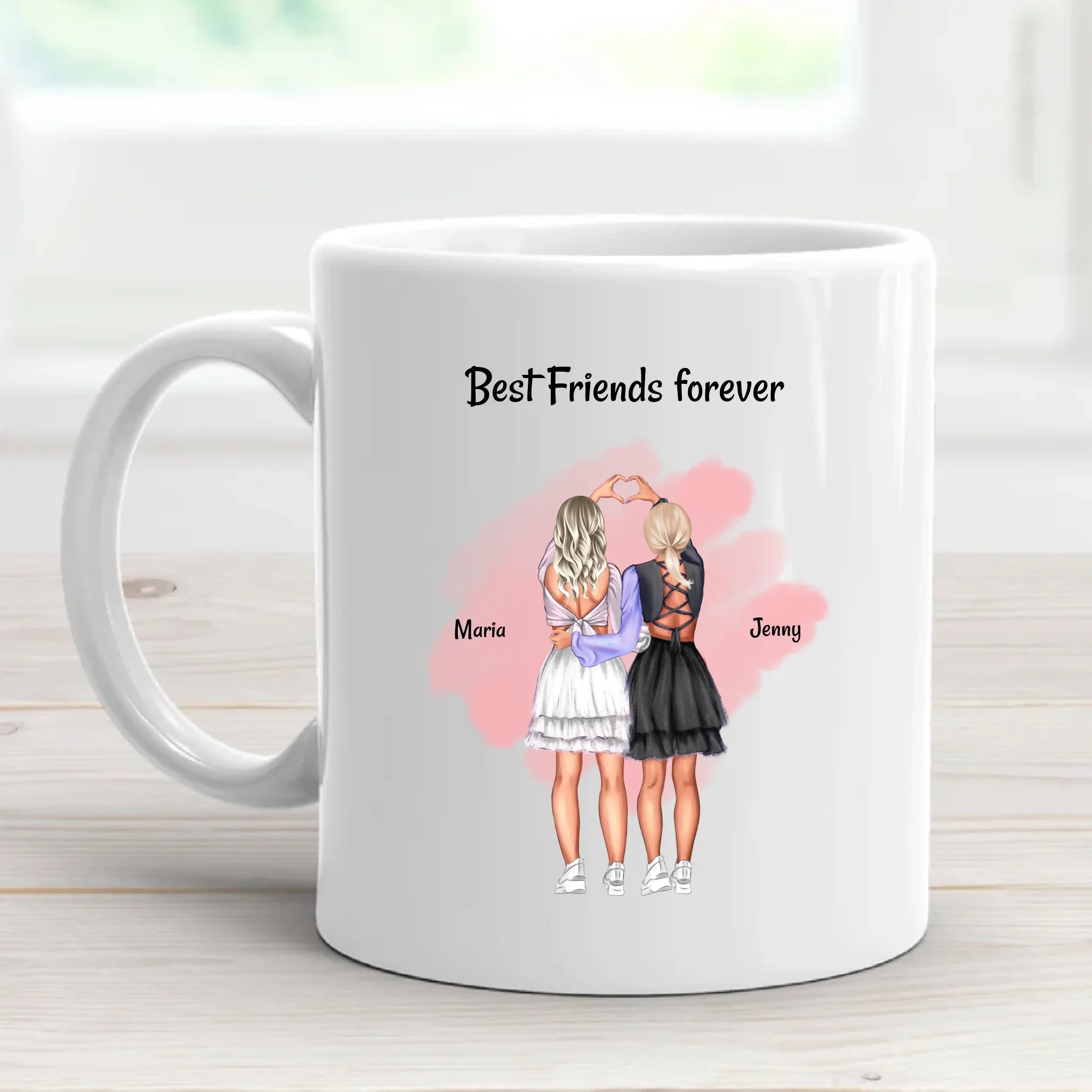 Personalisierte Tasse Mädchen Geschenk Beste Freundin - Cantty