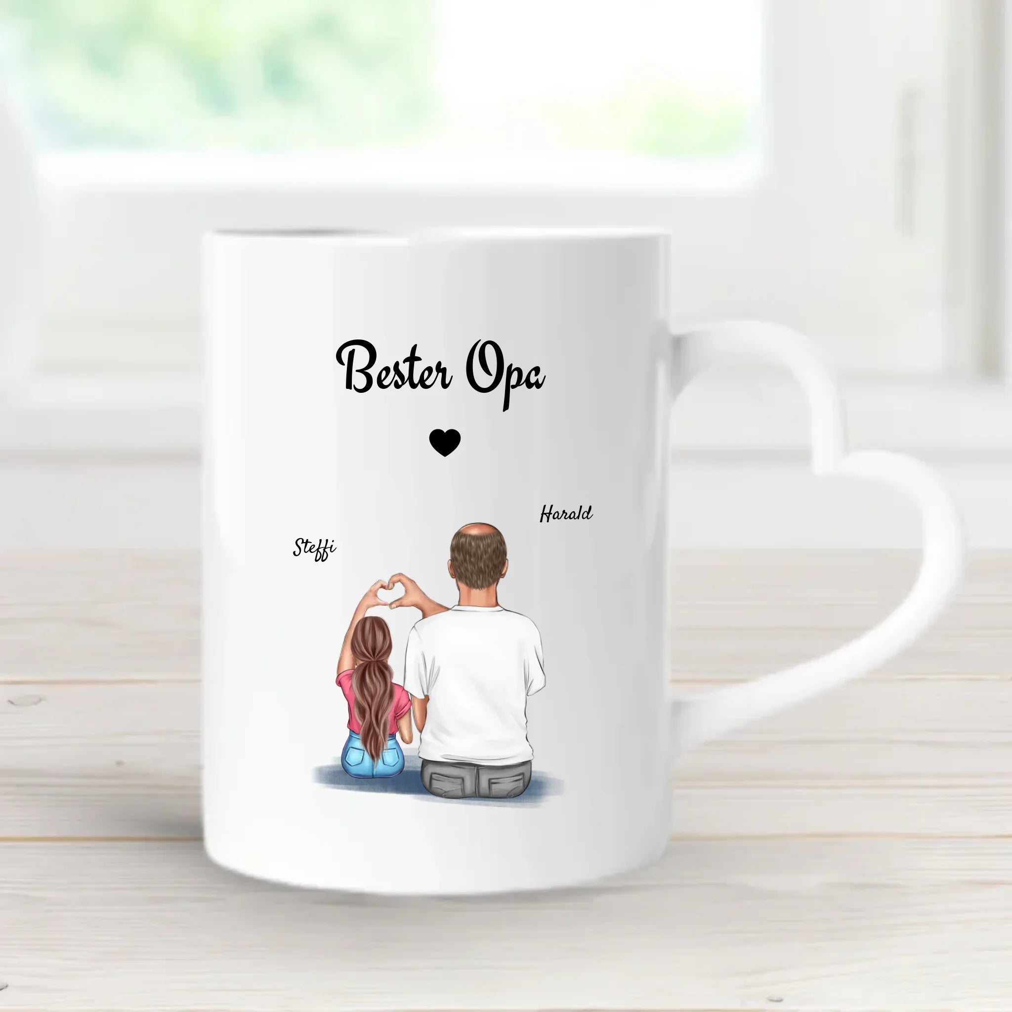 Personalisierte Tasse Opa Weihnachtsgeschenk selber gestalten - Cantty