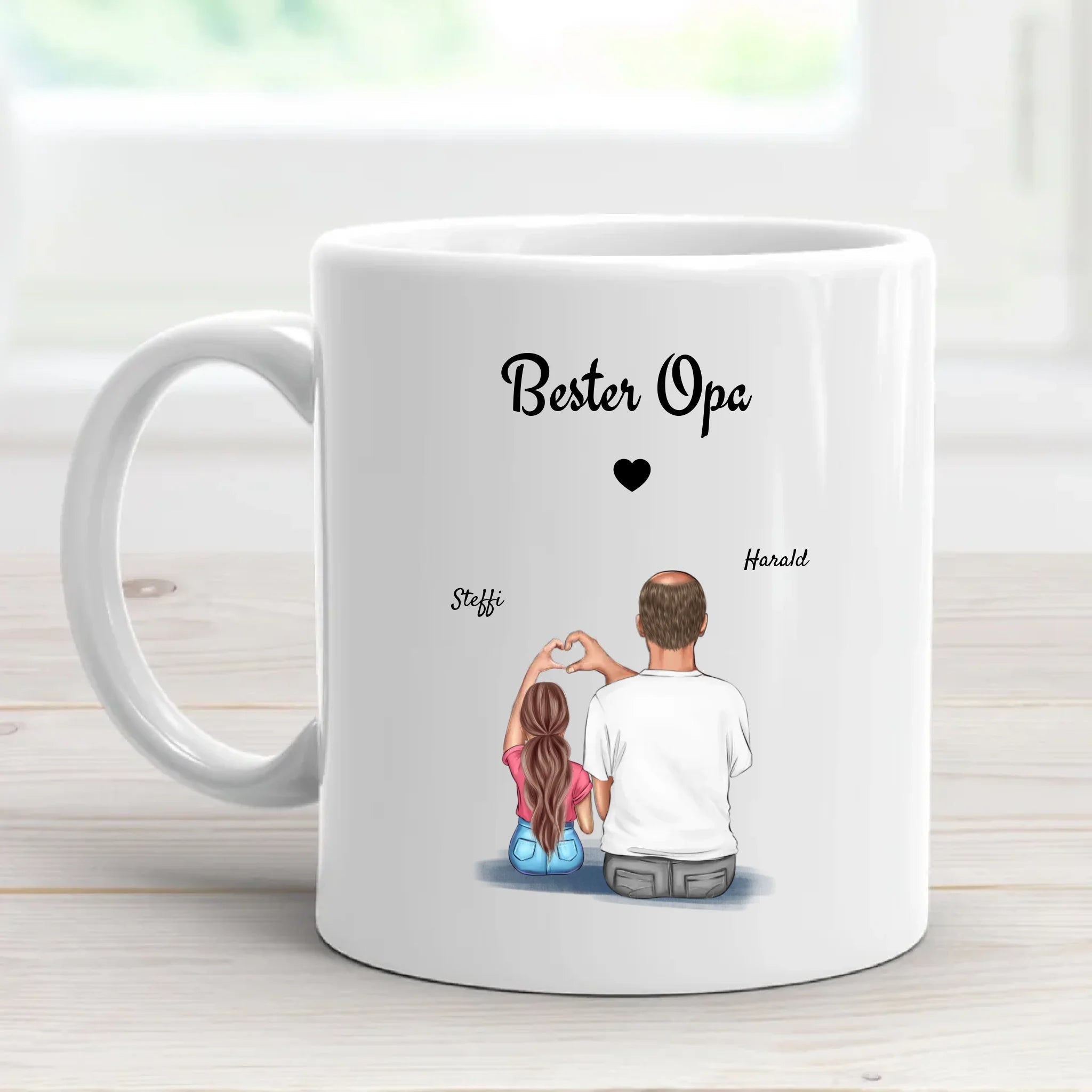 Personalisierte Tasse Opa Weihnachtsgeschenk selber gestalten - Cantty
