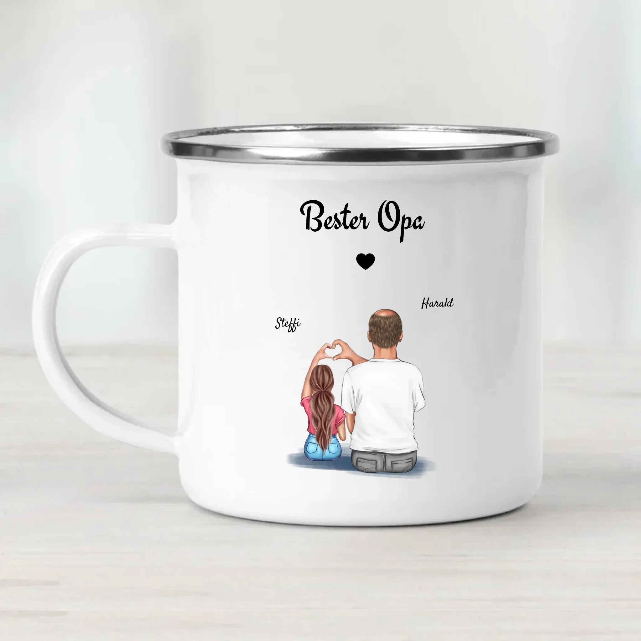 Personalisierte Tasse Opa Weihnachtsgeschenk selber gestalten - Cantty