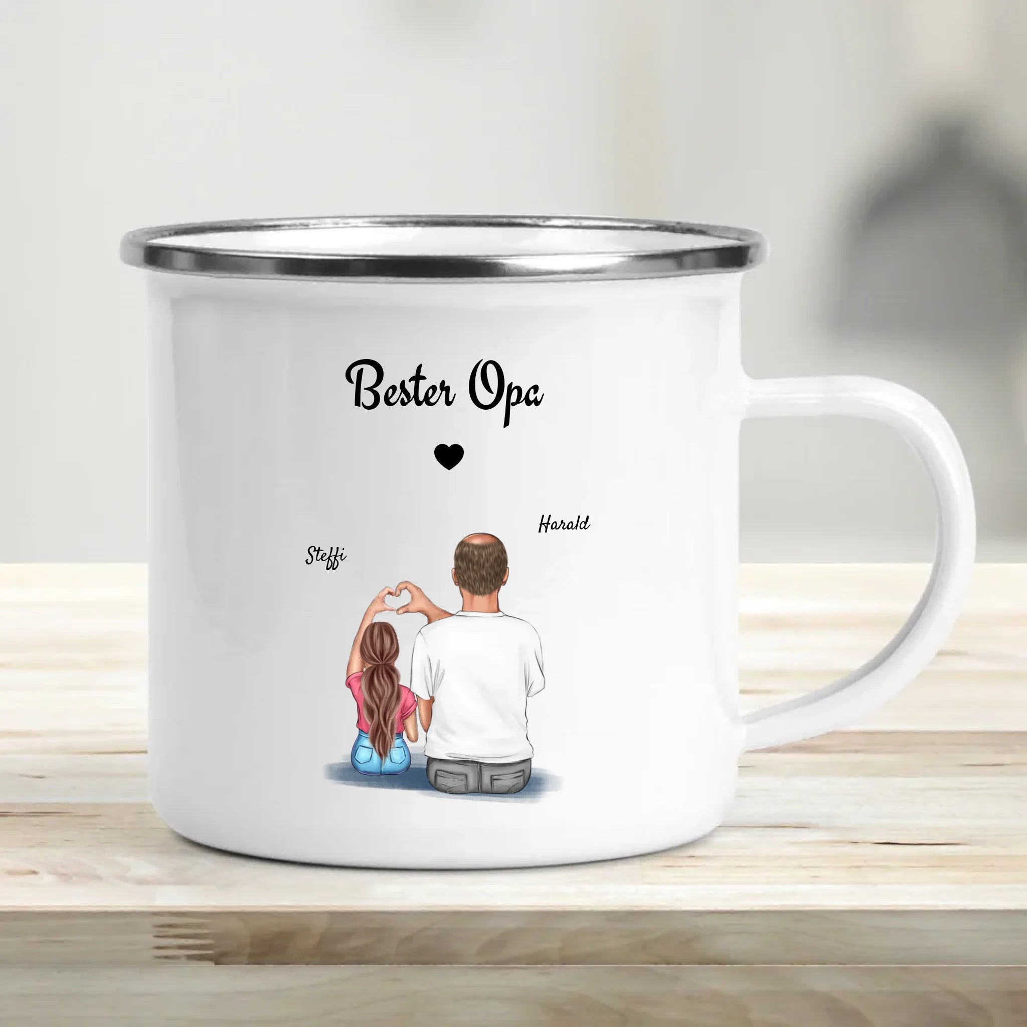 Personalisierte Tasse Opa Weihnachtsgeschenk selber gestalten - Cantty