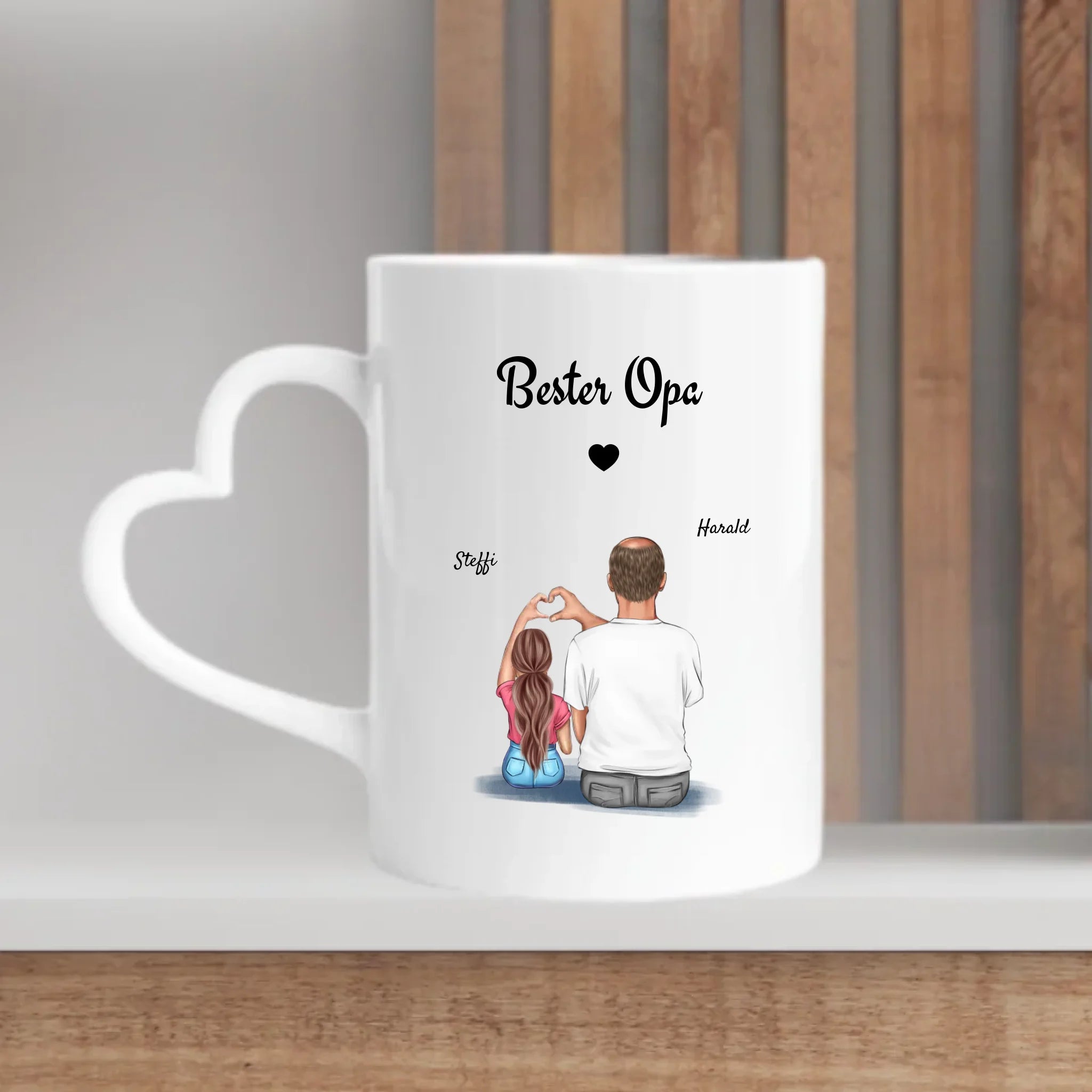 Personalisierte Tasse Opa Weihnachtsgeschenk selber gestalten - Cantty