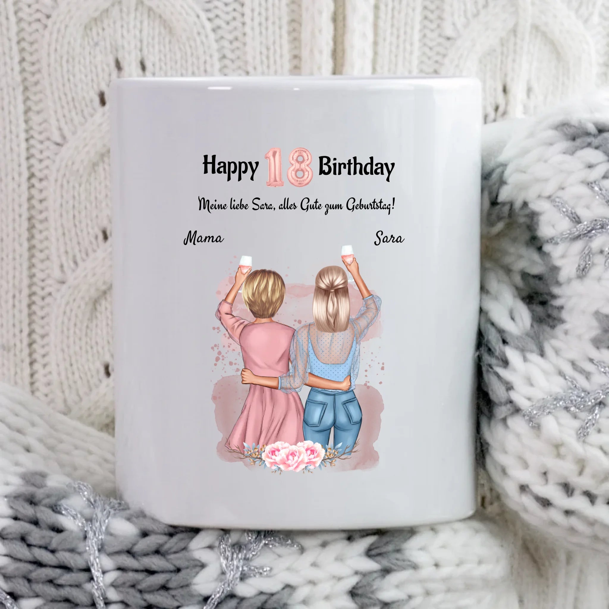 Personalisierte Tasse Tochter Geburtstag Geschenk - Cantty