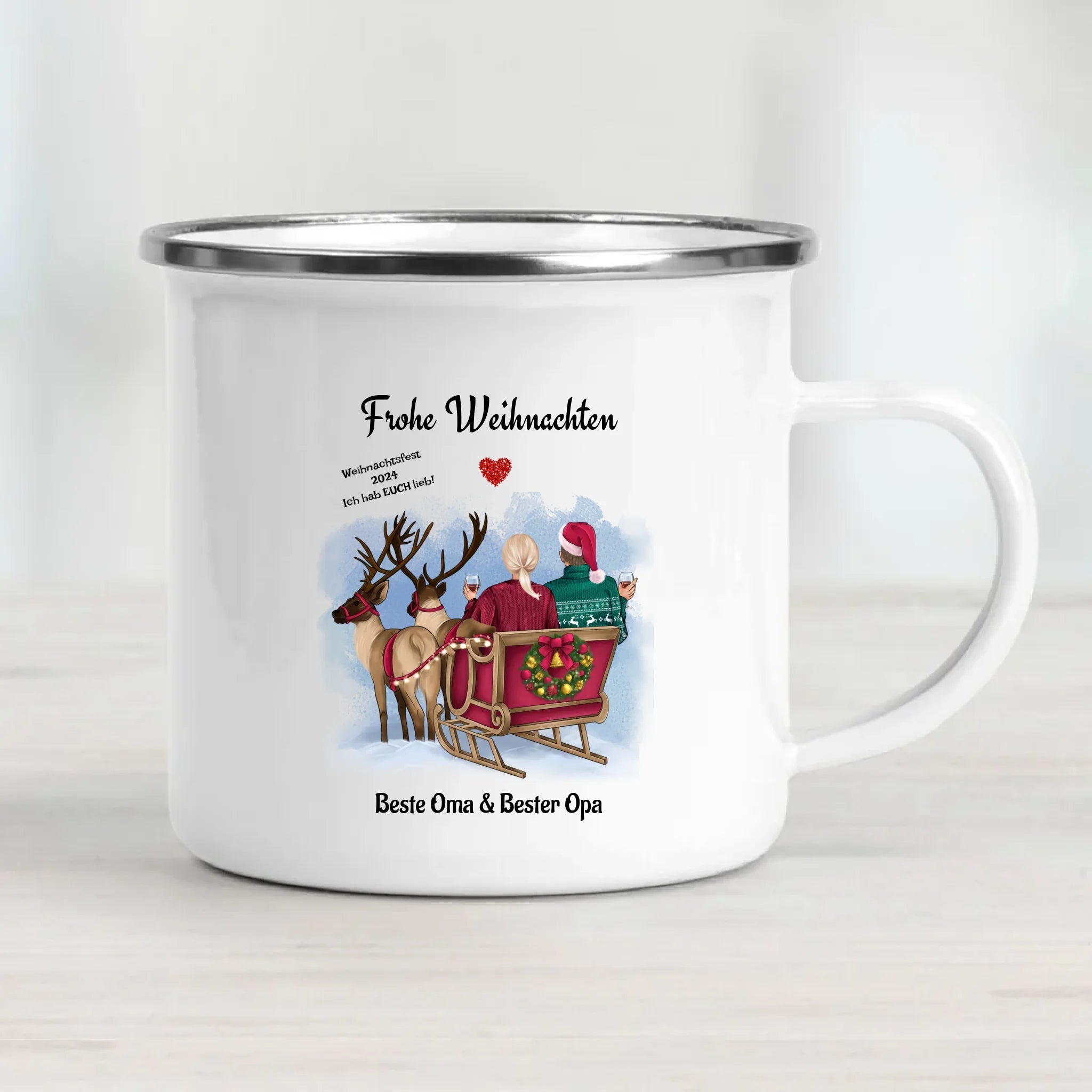 Personalisierte Tasse Weihnachten für Oma & Opa - Cantty