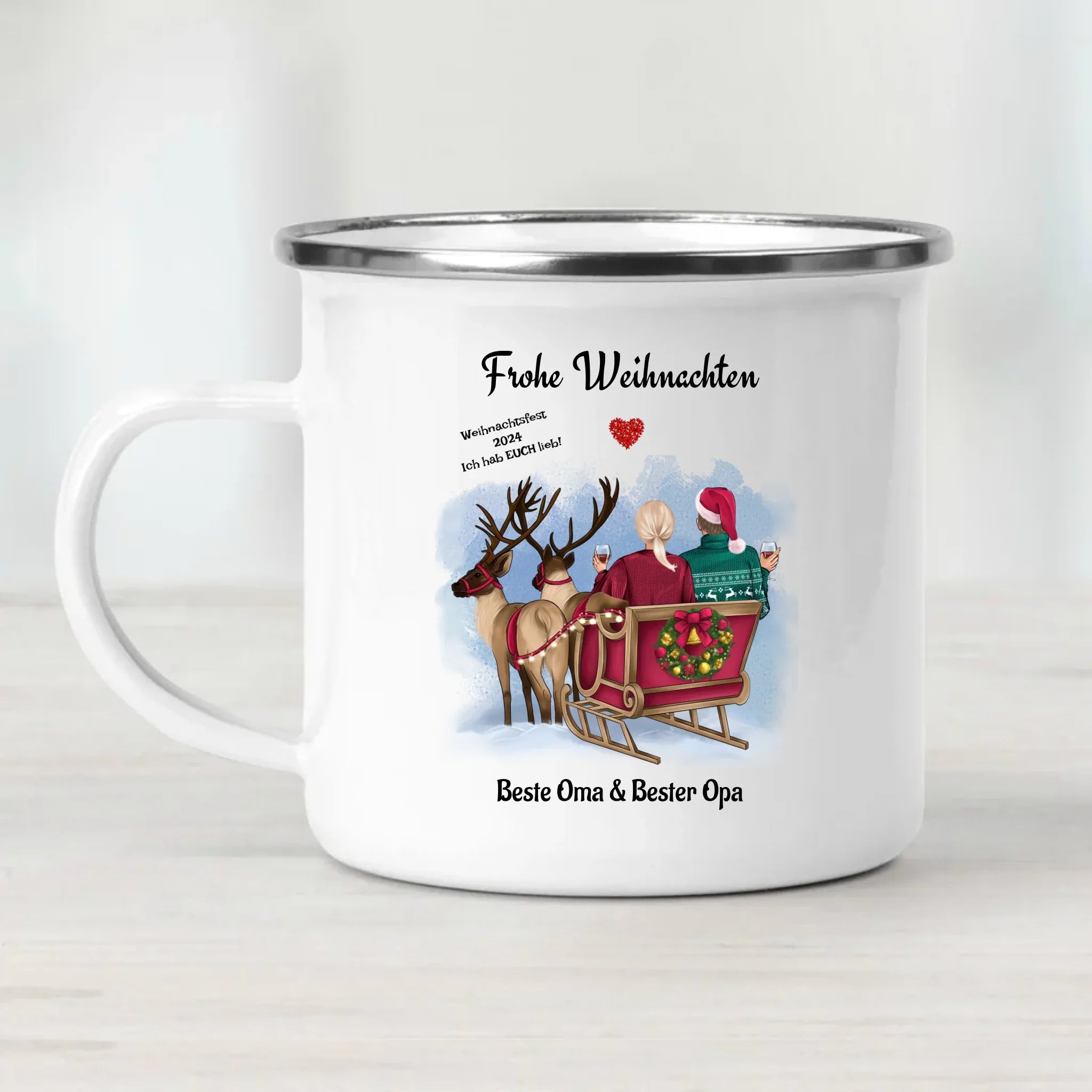 Personalisierte Tasse Weihnachten für Oma & Opa - Cantty