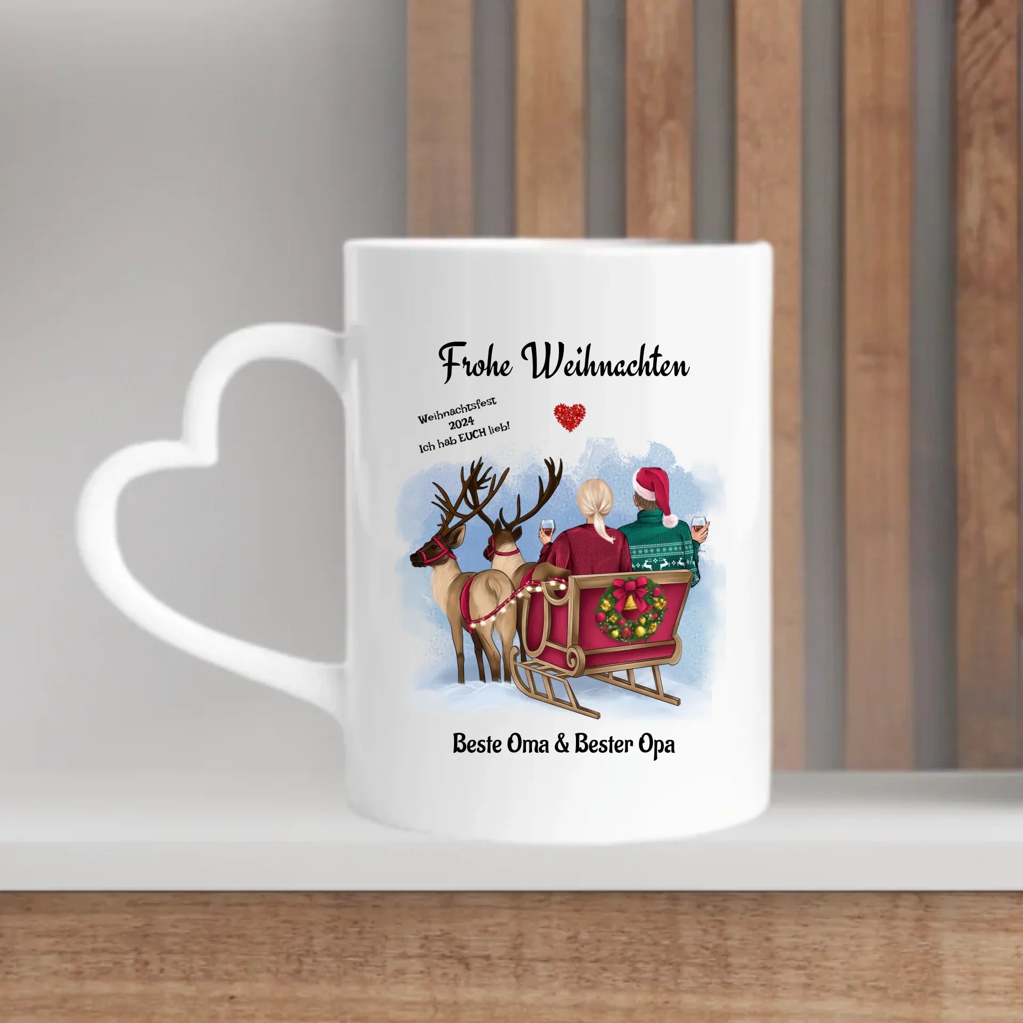 Personalisierte Tasse Weihnachten für Oma & Opa - Cantty