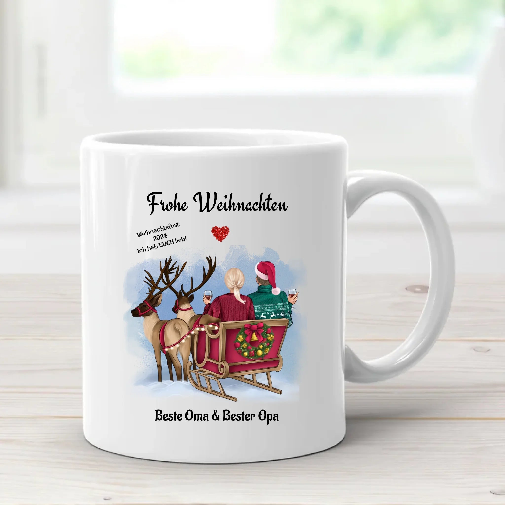 Personalisierte Tasse Weihnachten für Oma & Opa - Cantty