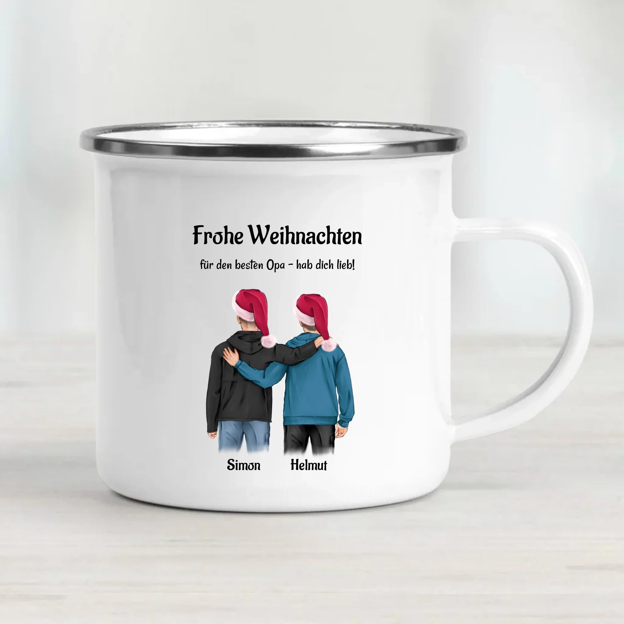 Personalisierte Weihnachtstasse für Opa bedrucken - Cantty