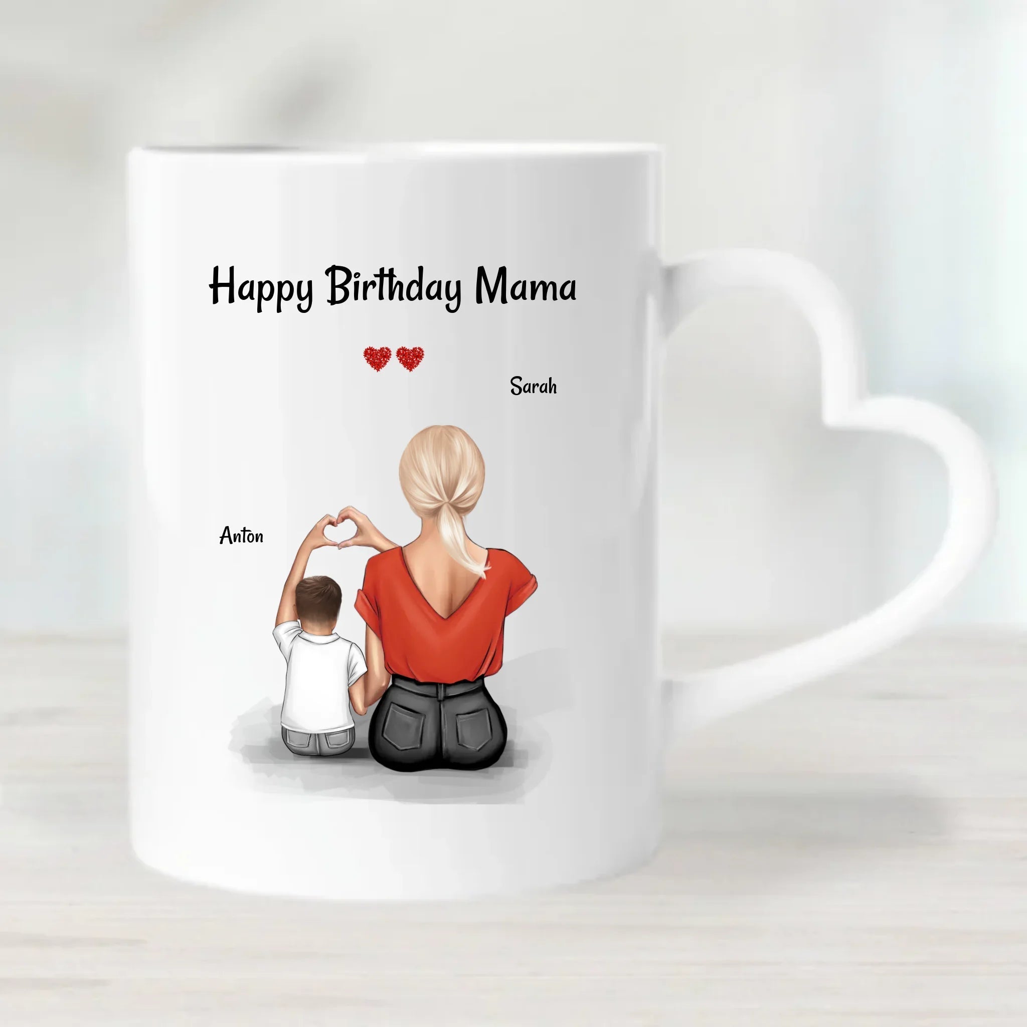 Personalisiertes Mutter Geburtstag Tasse Geschenk von kleinen Sohn - Cantty