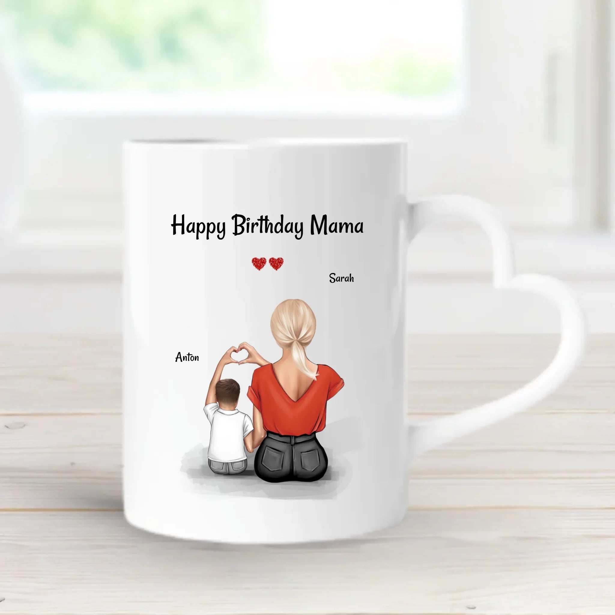 Personalisiertes Mutter Geburtstag Tasse Geschenk von kleinen Sohn - Cantty