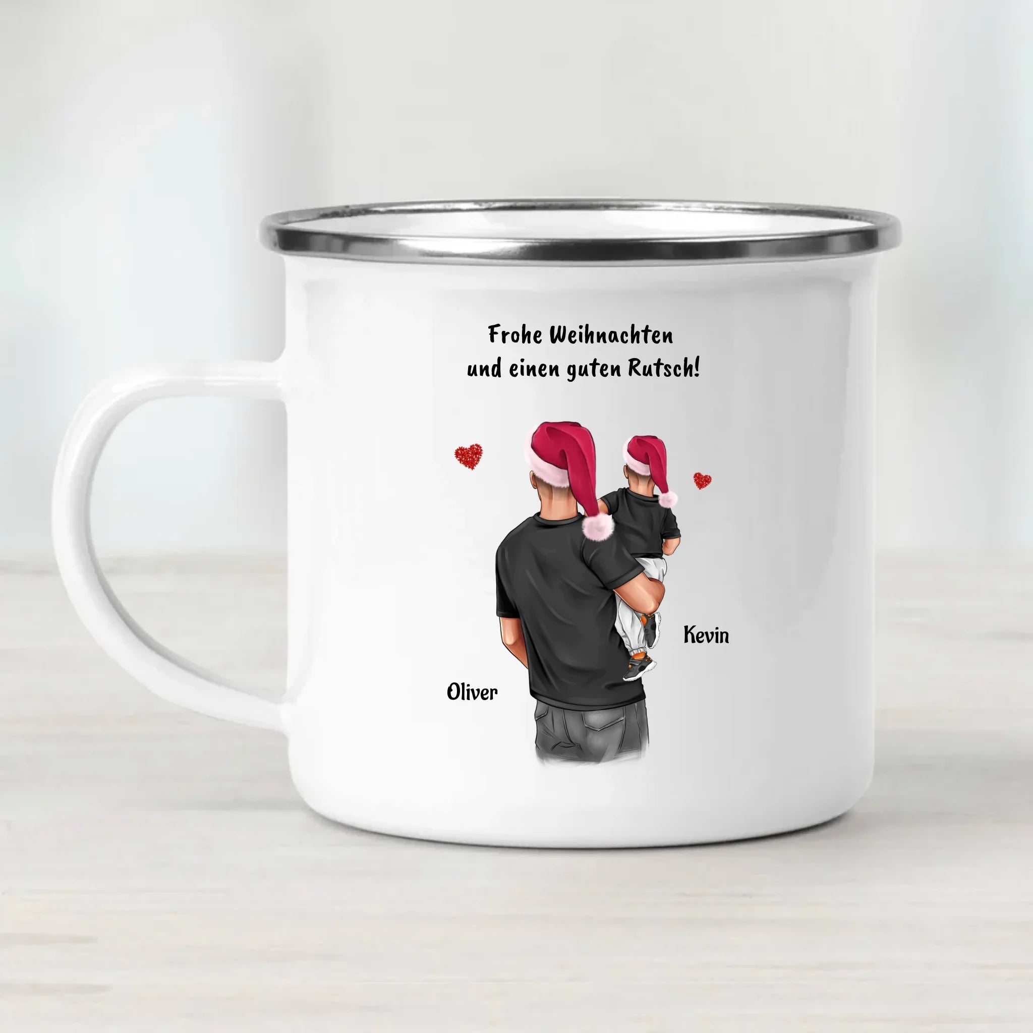 Personalisiertes Weihnachtsgeschenk Patenonkel Tasse - Cantty