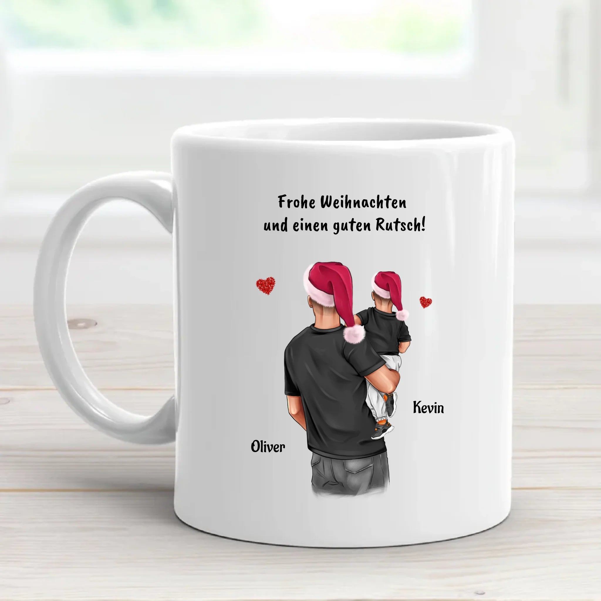 Personalisiertes Weihnachtsgeschenk Patenonkel Tasse - Cantty