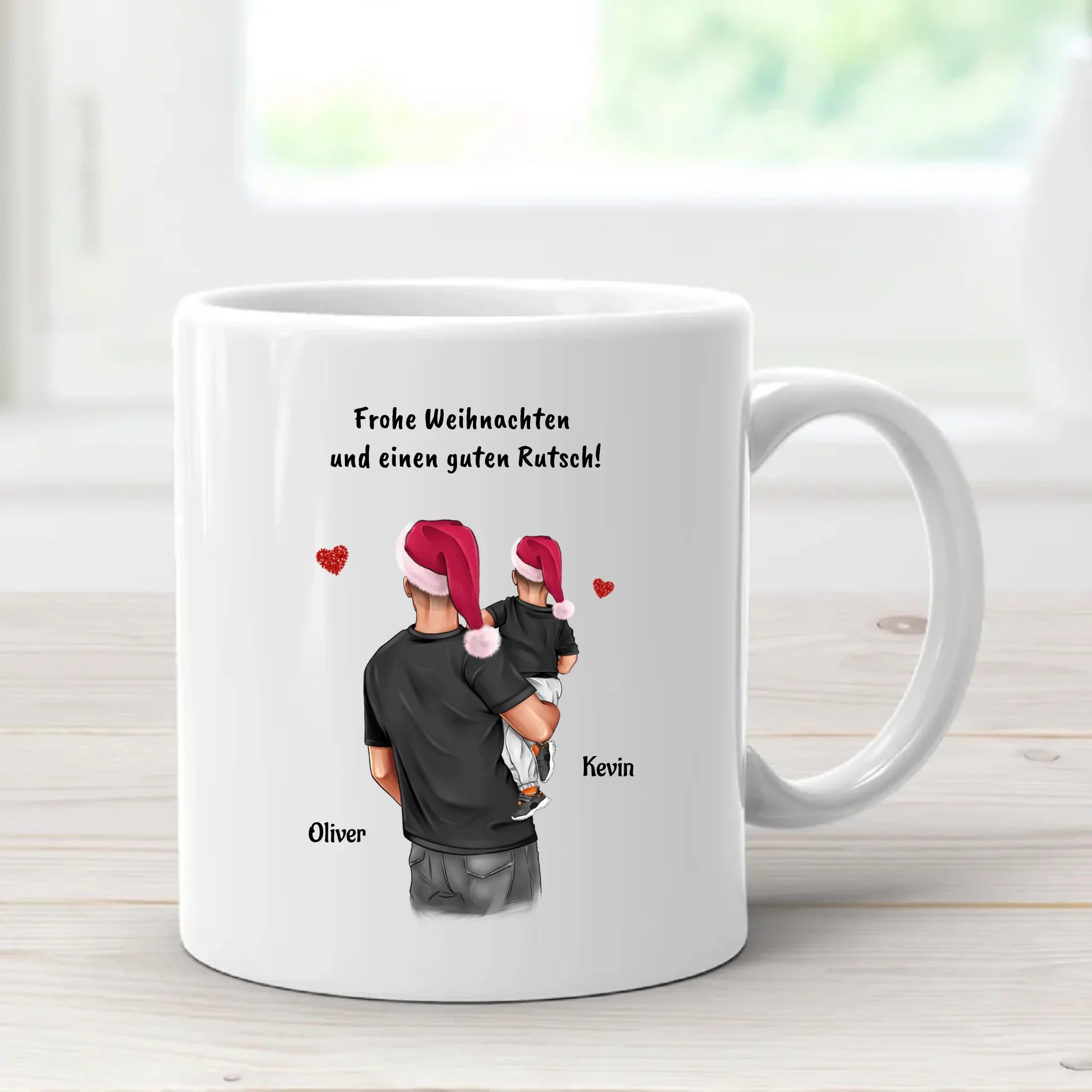 Personalisiertes Weihnachtsgeschenk Patenonkel Tasse - Cantty