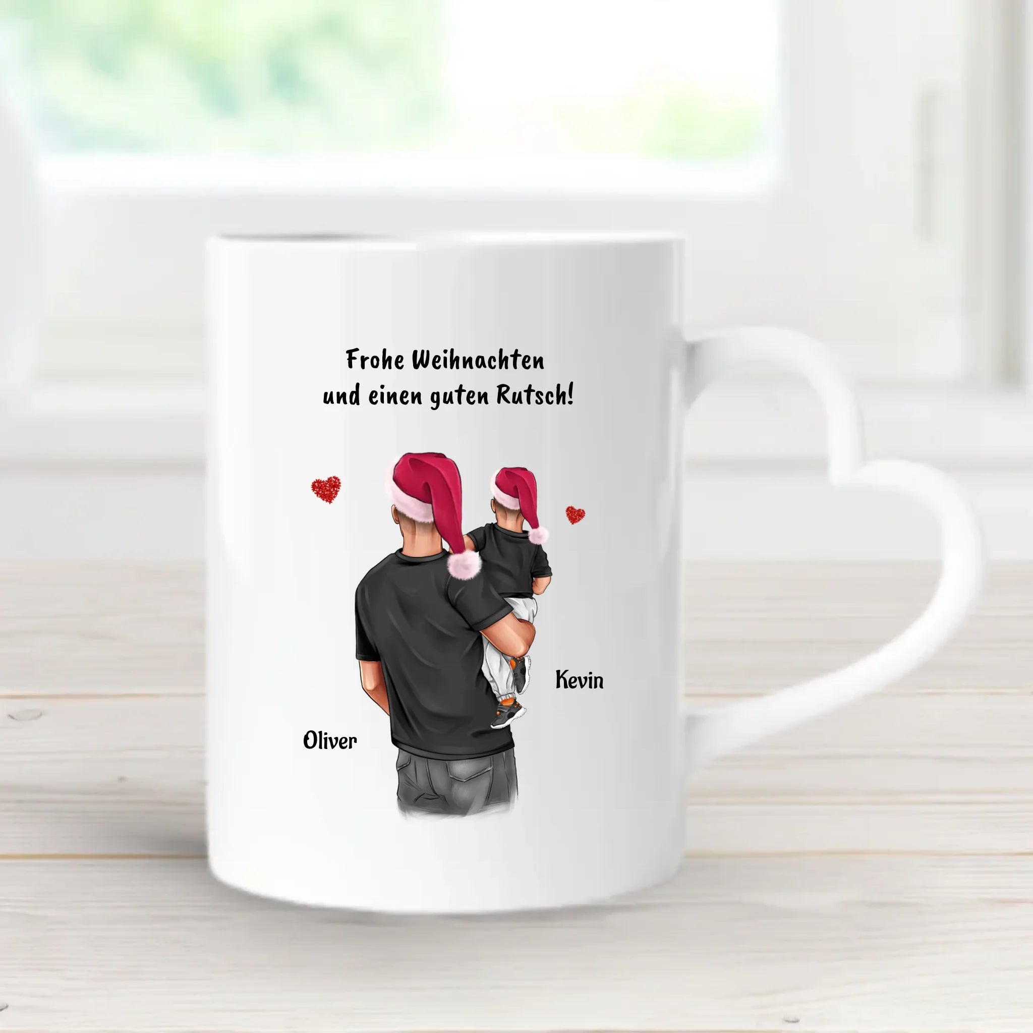 Personalisiertes Weihnachtsgeschenk Patenonkel Tasse - Cantty