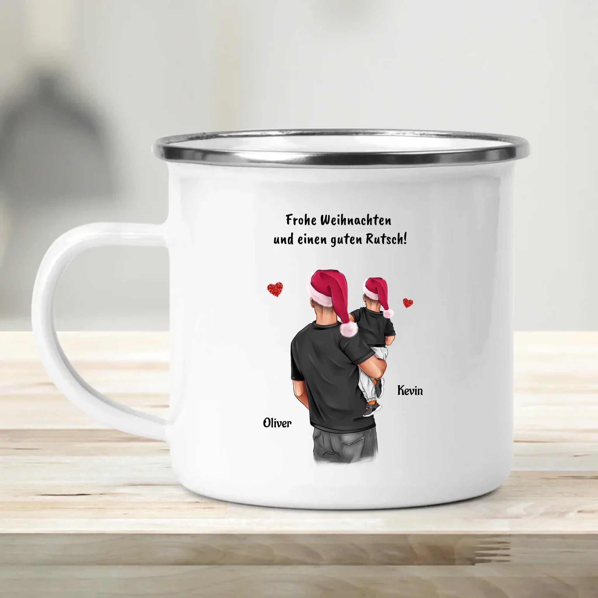 Personalisiertes Weihnachtsgeschenk Patenonkel Tasse - Cantty