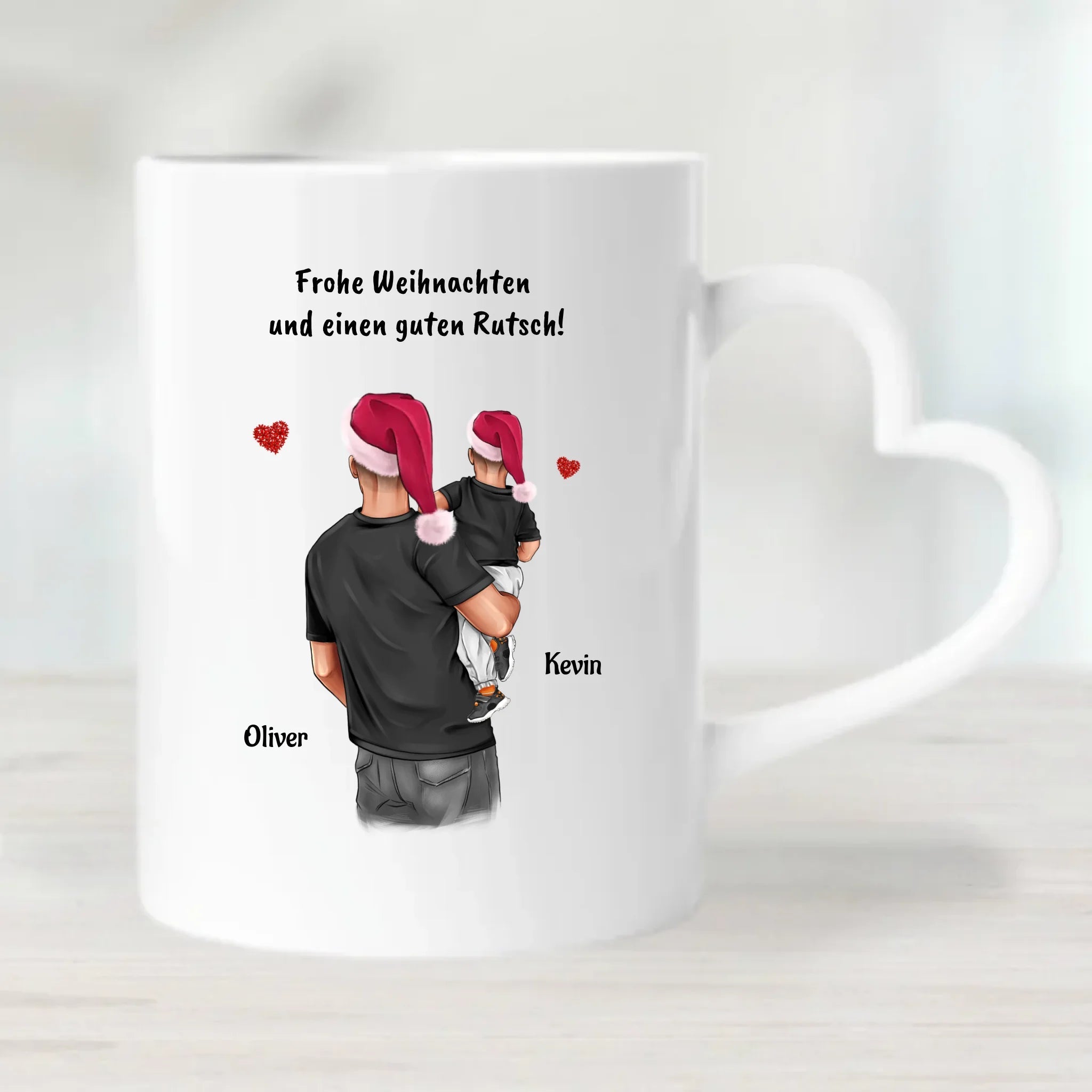 Personalisiertes Weihnachtsgeschenk Patenonkel Tasse - Cantty