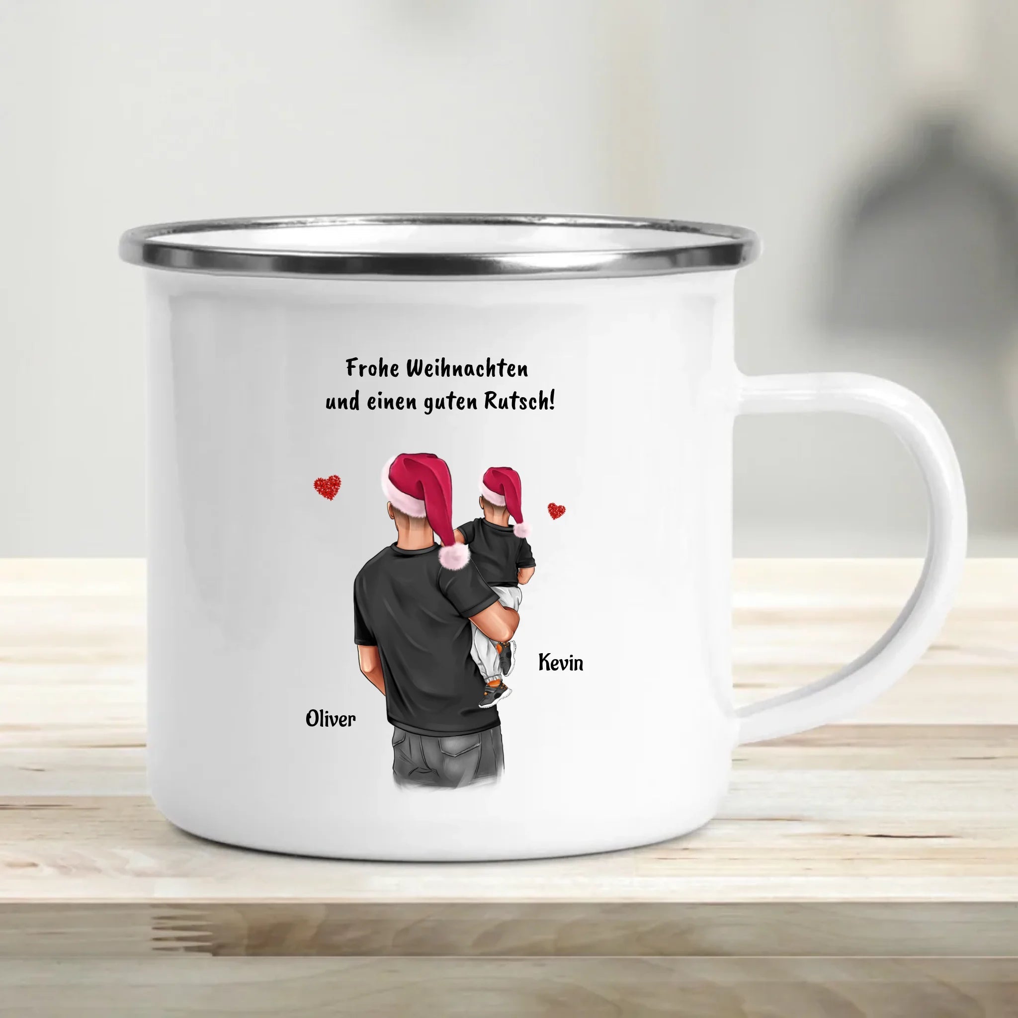 Personalisiertes Weihnachtsgeschenk Patenonkel Tasse - Cantty