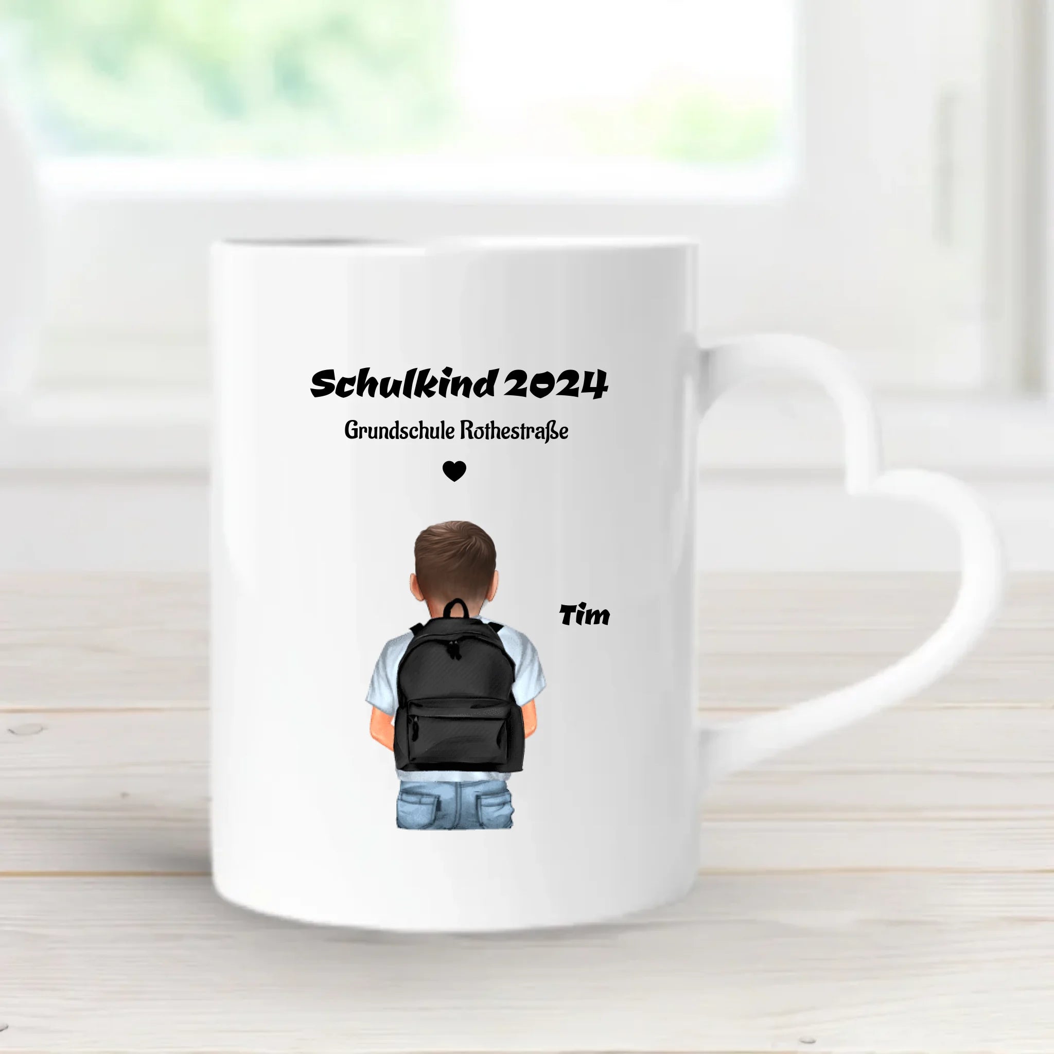 Schulkind Geschenk Tasse für Junge - Cantty