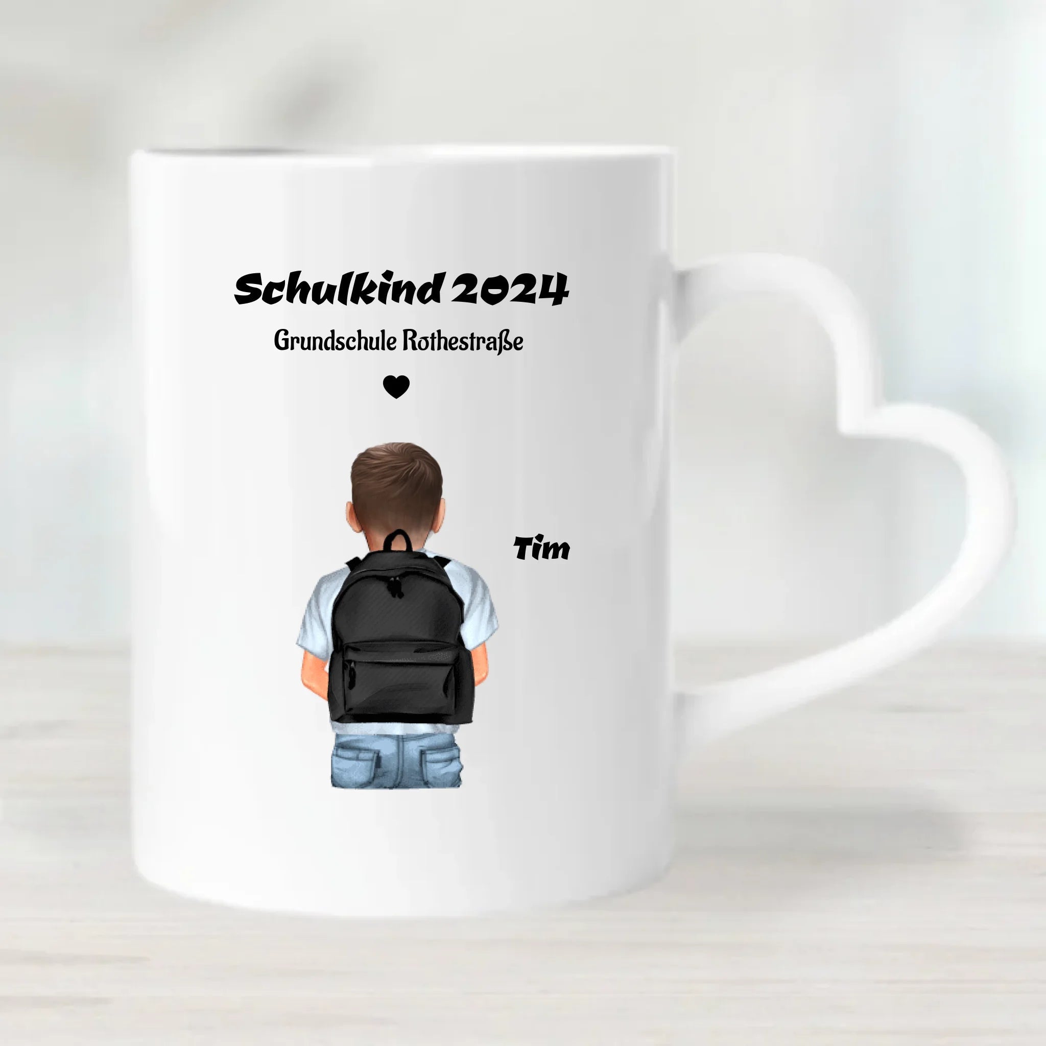 Schulkind Geschenk Tasse für Junge - Cantty