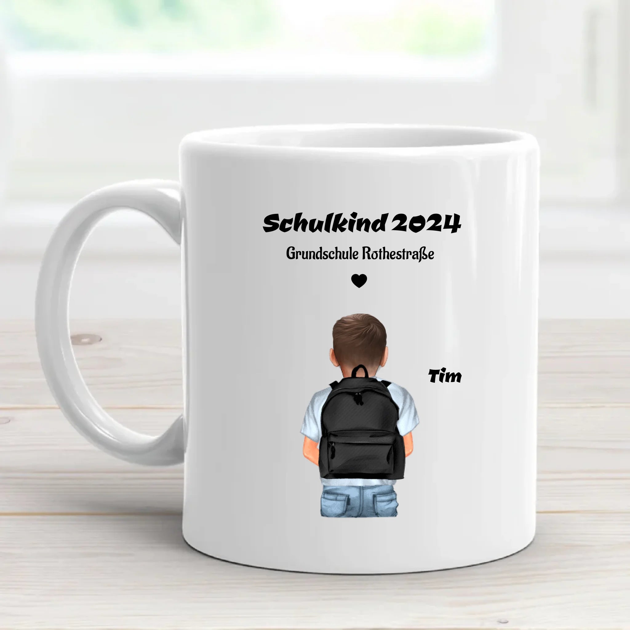Schulkind Geschenk Tasse für Junge - Cantty