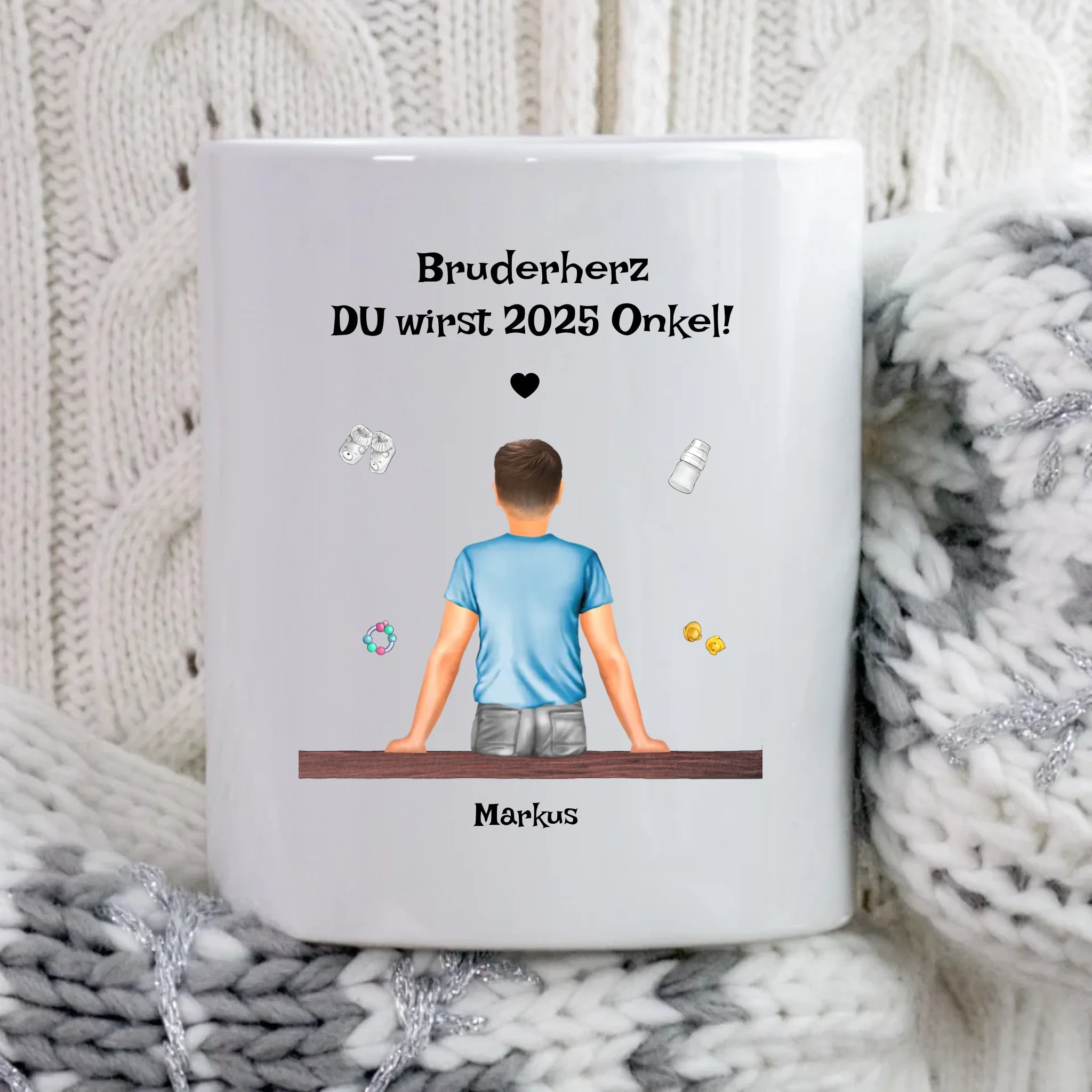 Schwangerschaft Ankündigung Tasse für zukünftigen Onkel - Cantty