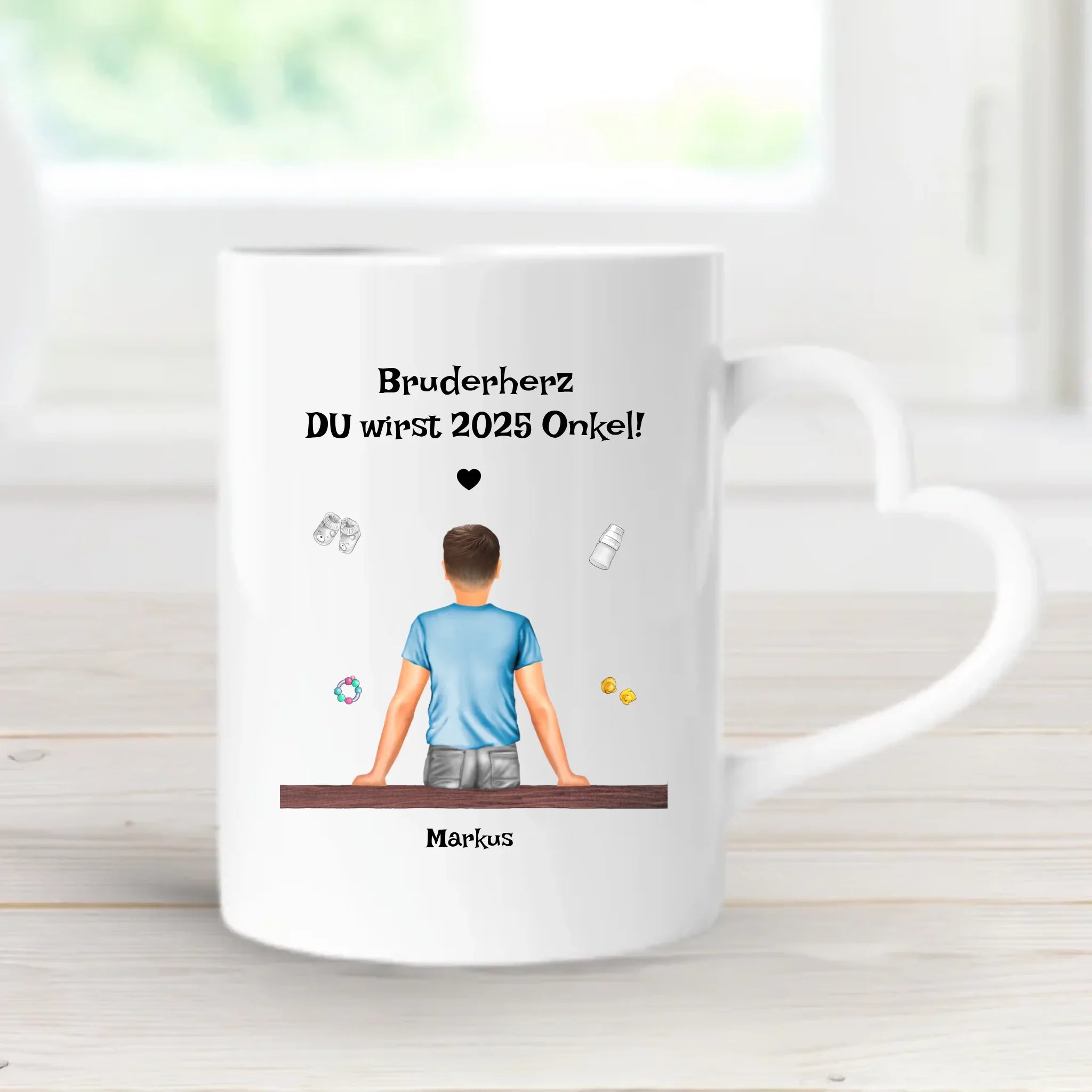 Schwangerschaft Ankündigung Tasse für zukünftigen Onkel - Cantty