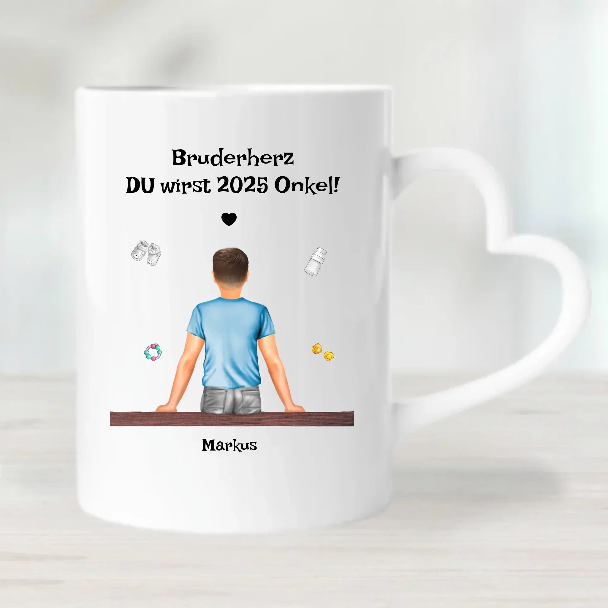 Schwangerschaft Ankündigung Tasse für zukünftigen Onkel - Cantty