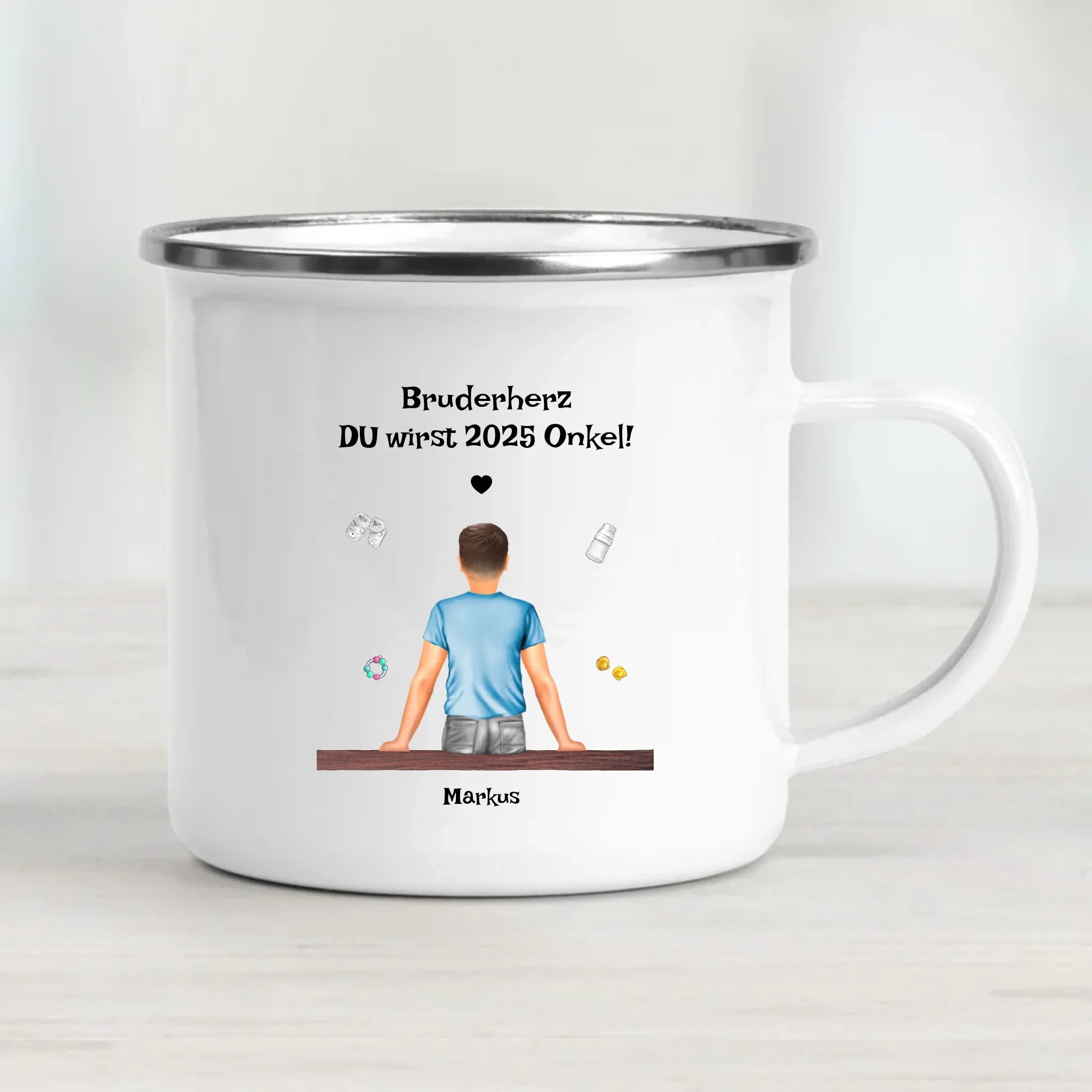 Schwangerschaft Ankündigung Tasse für zukünftigen Onkel - Cantty