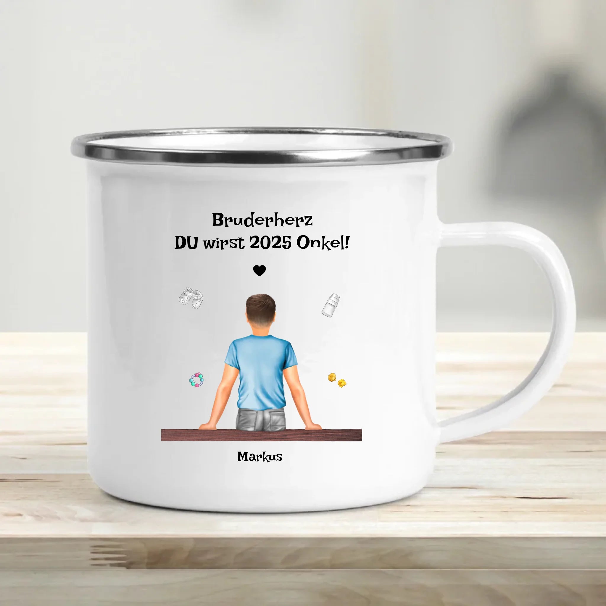 Schwangerschaft Ankündigung Tasse für zukünftigen Onkel - Cantty