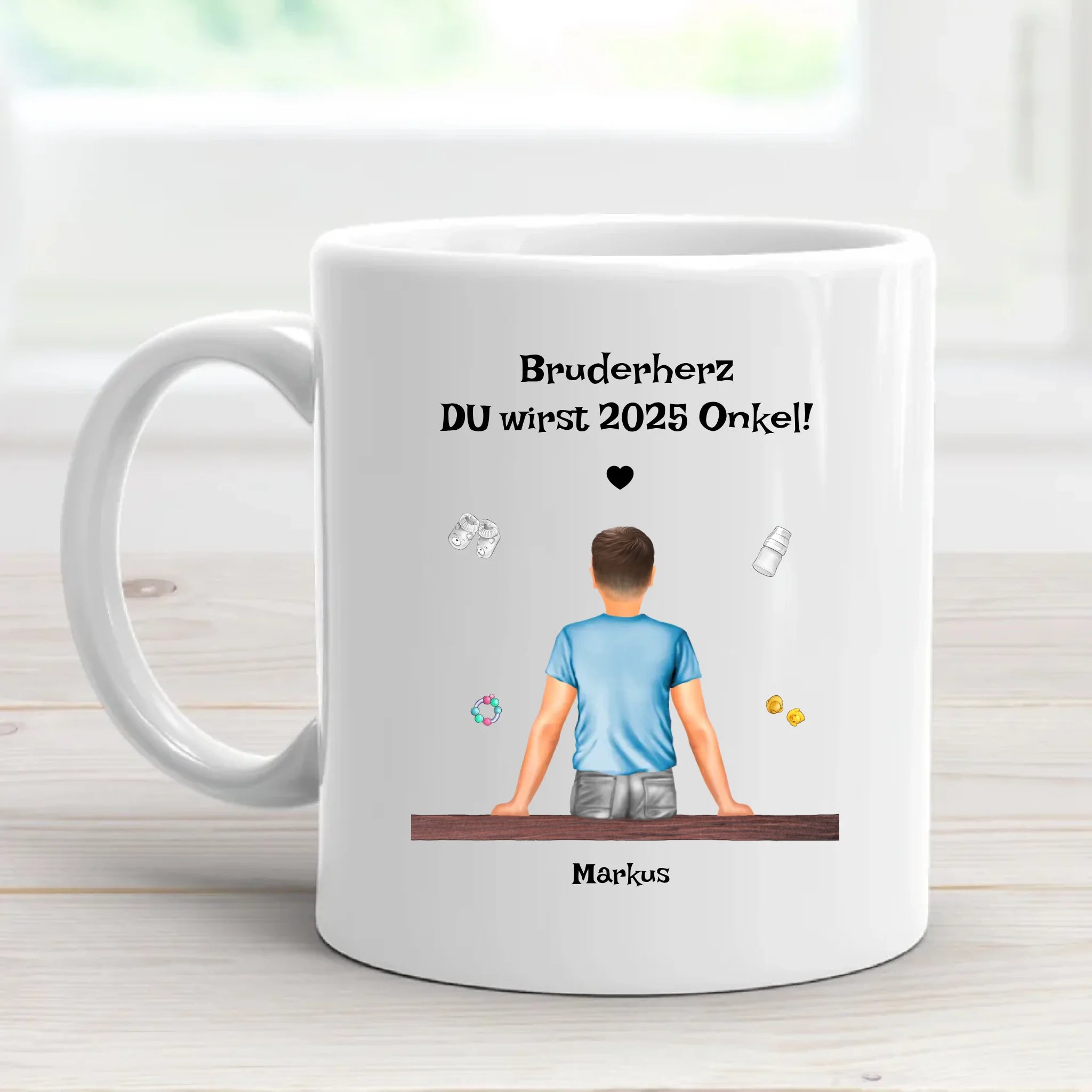Schwangerschaft Ankündigung Tasse für zukünftigen Onkel - Cantty