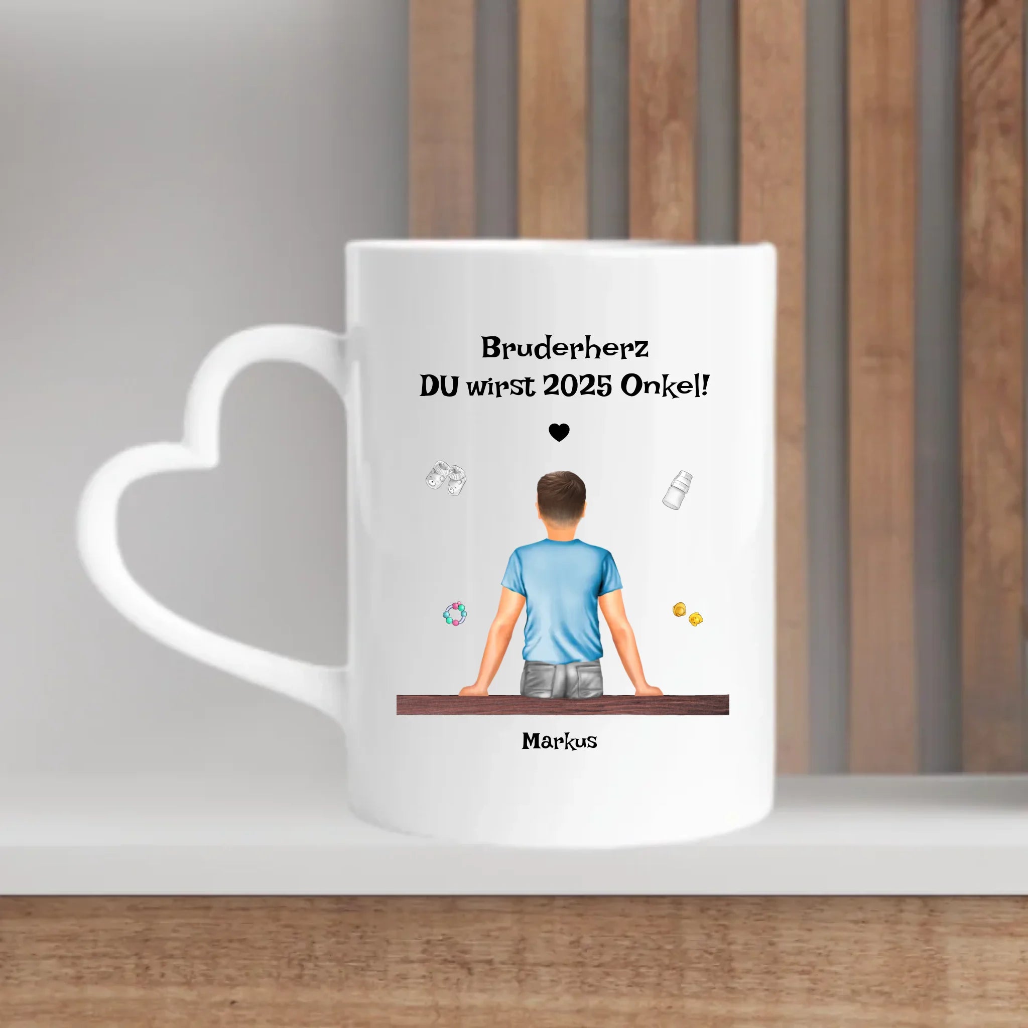 Schwangerschaft Ankündigung Tasse für zukünftigen Onkel - Cantty