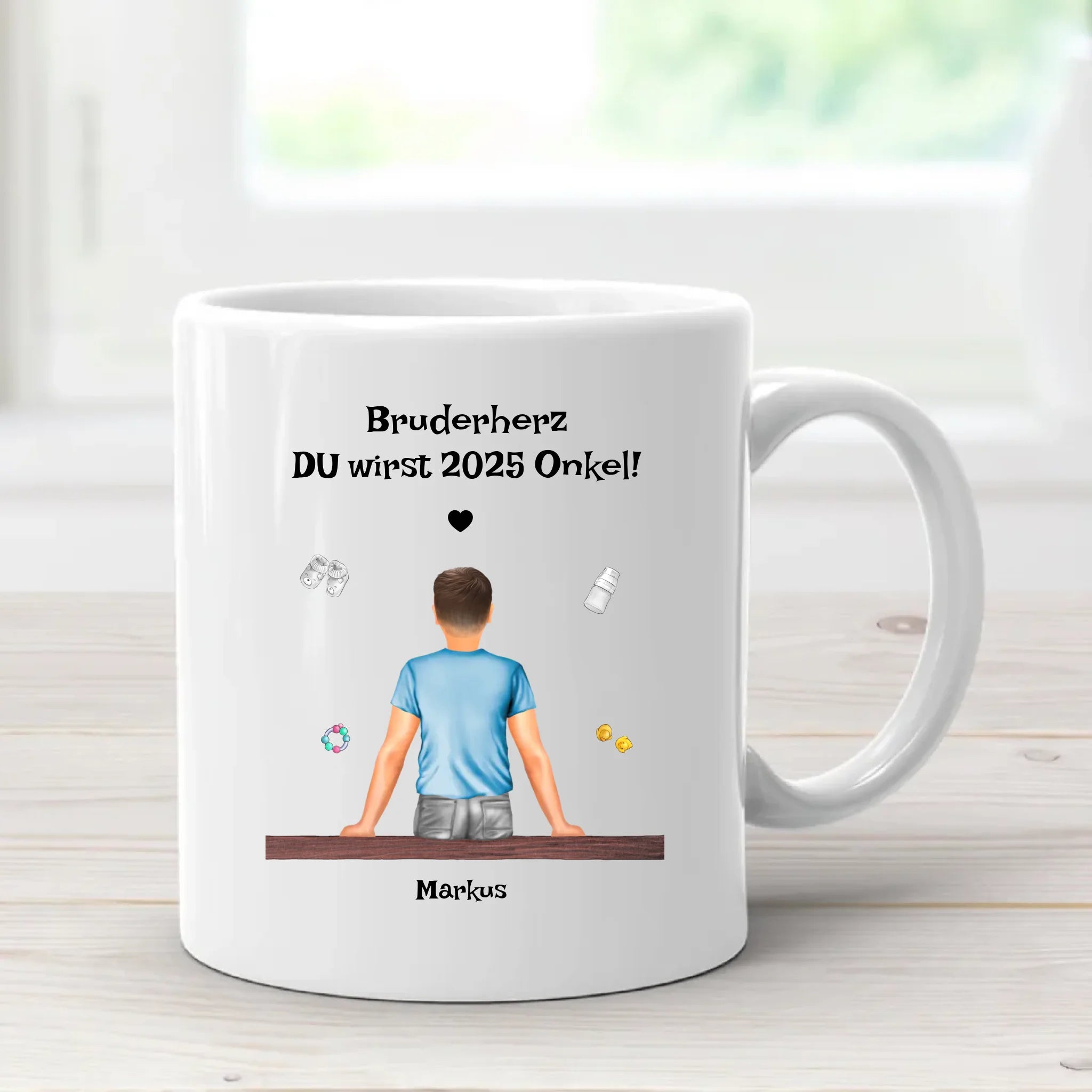 Schwangerschaft Ankündigung Tasse für zukünftigen Onkel - Cantty