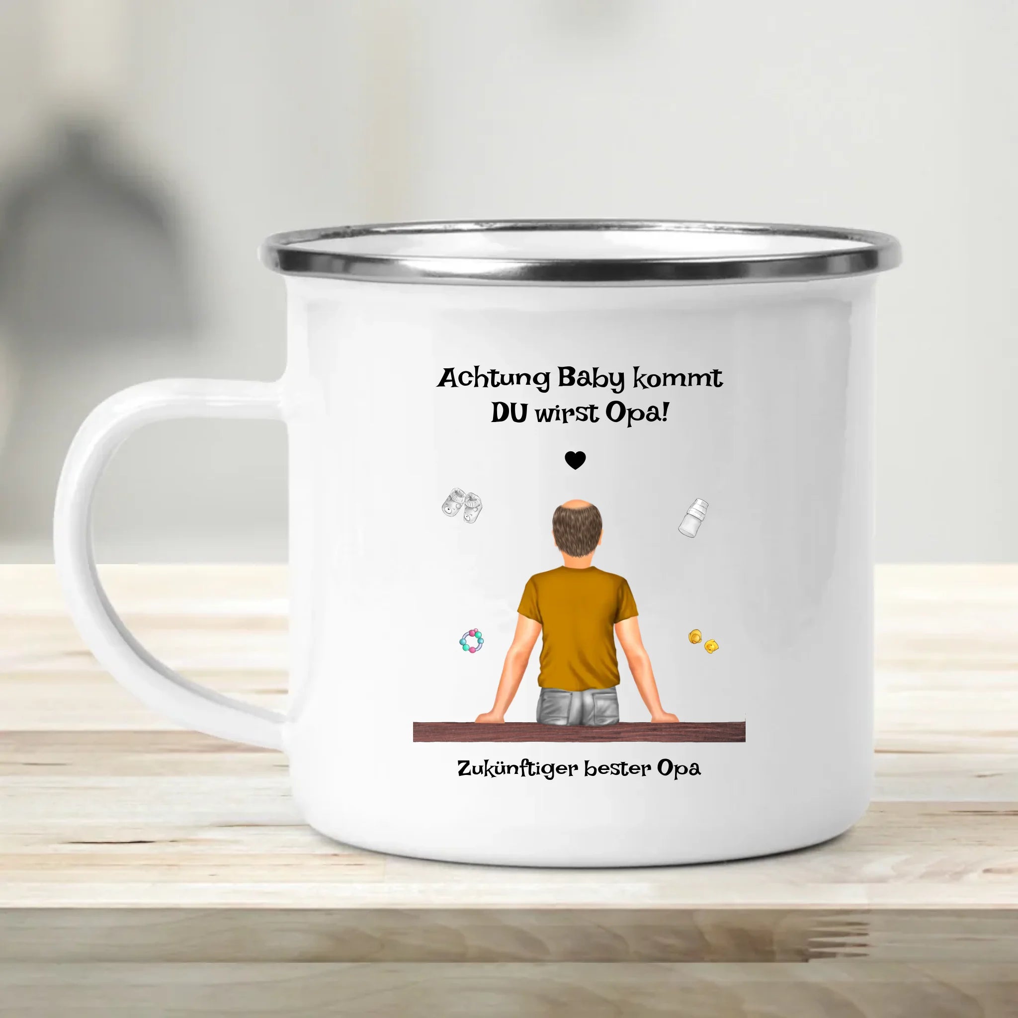 Schwangerschaft Ankündigung Tasse Geschenk für Vater - Cantty